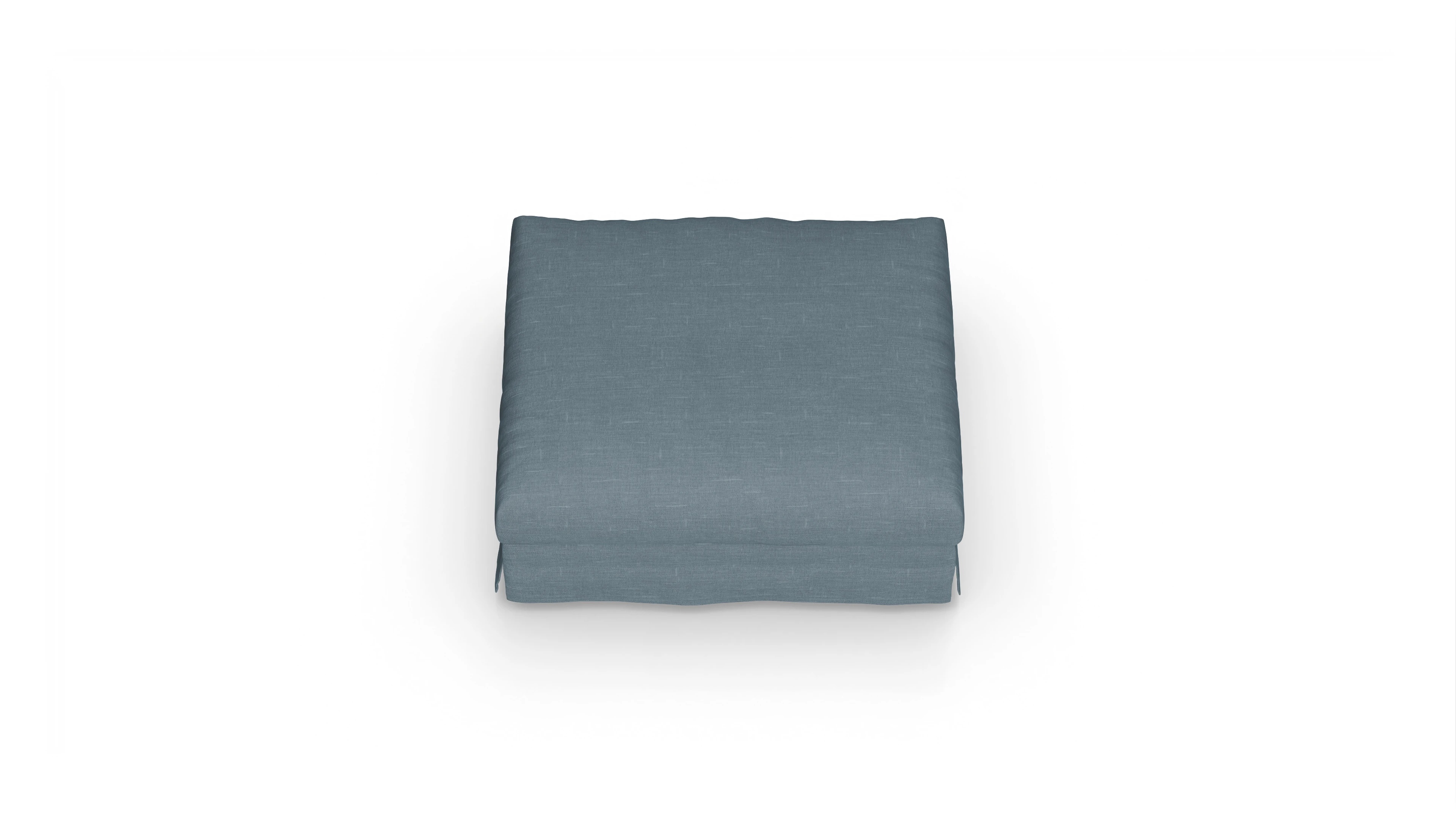 Pittori Hussen-Hocker Ansicht des Produktes Pittori Hocker in Stoff blau