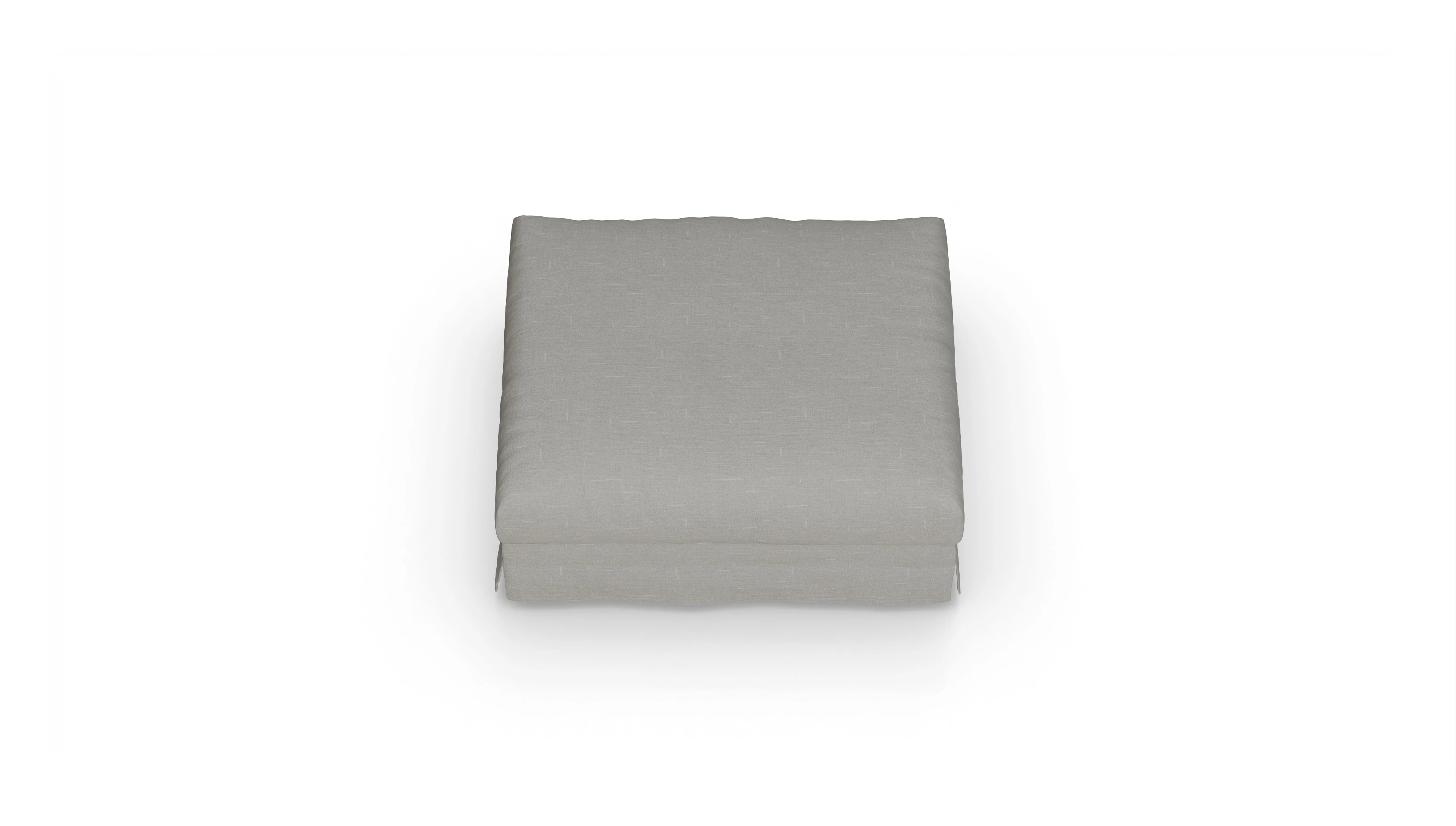 Ansicht des Produktes Pittori Hocker in Stoff grau
