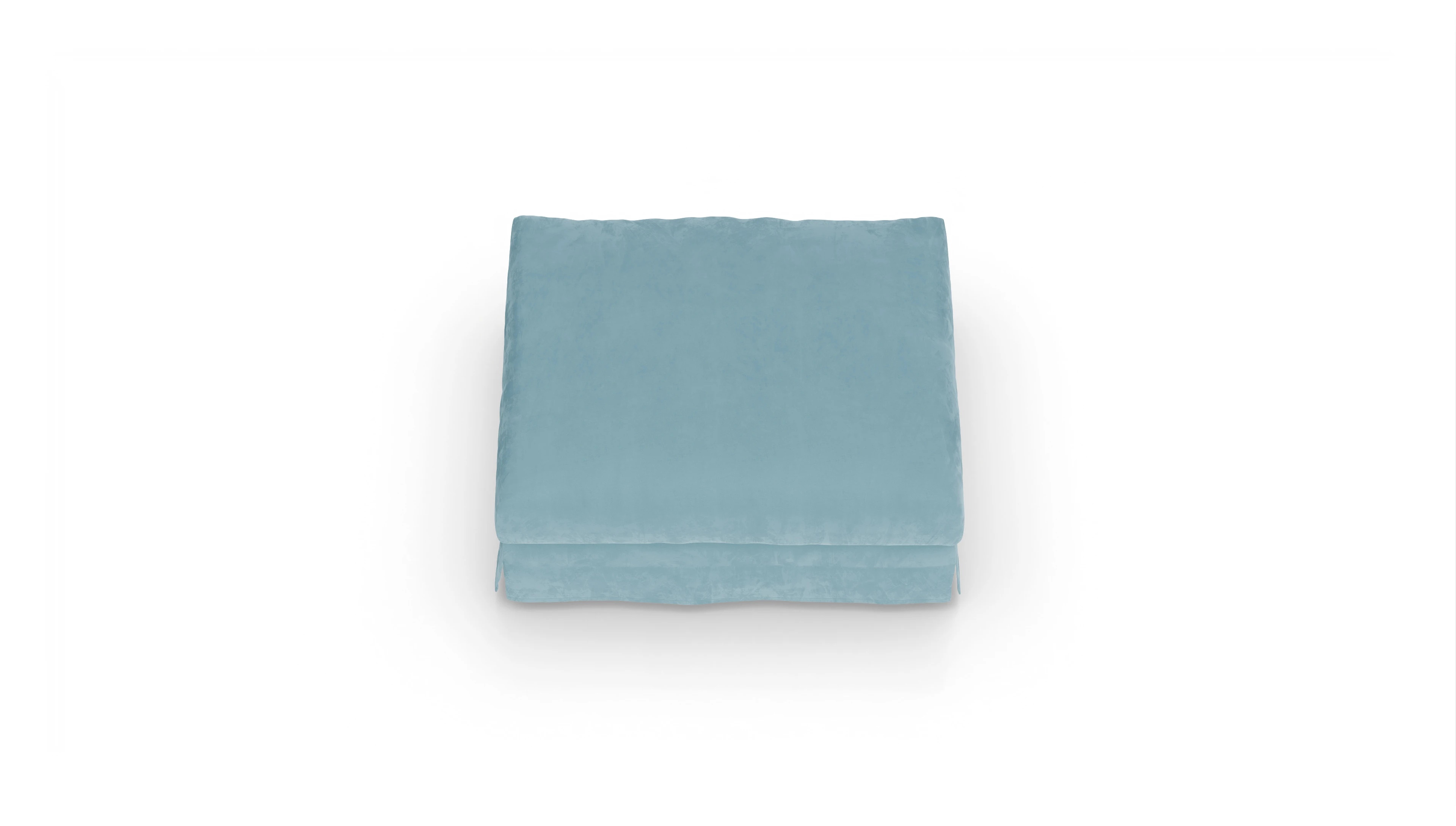 Ansicht des Produktes Pittori Hocker in Samt blau