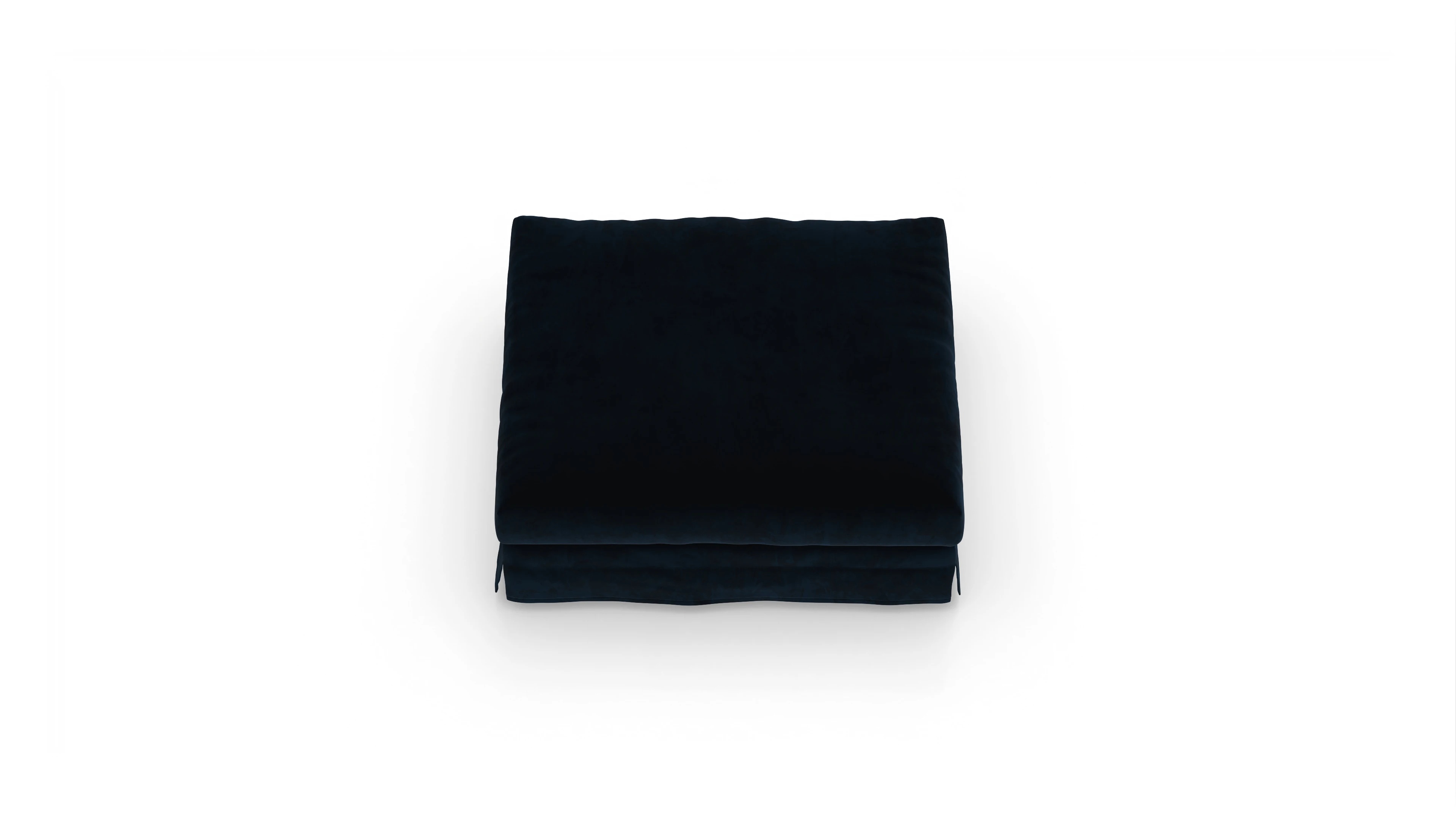 Ansicht des Produktes Pittori Hocker in Samt blau