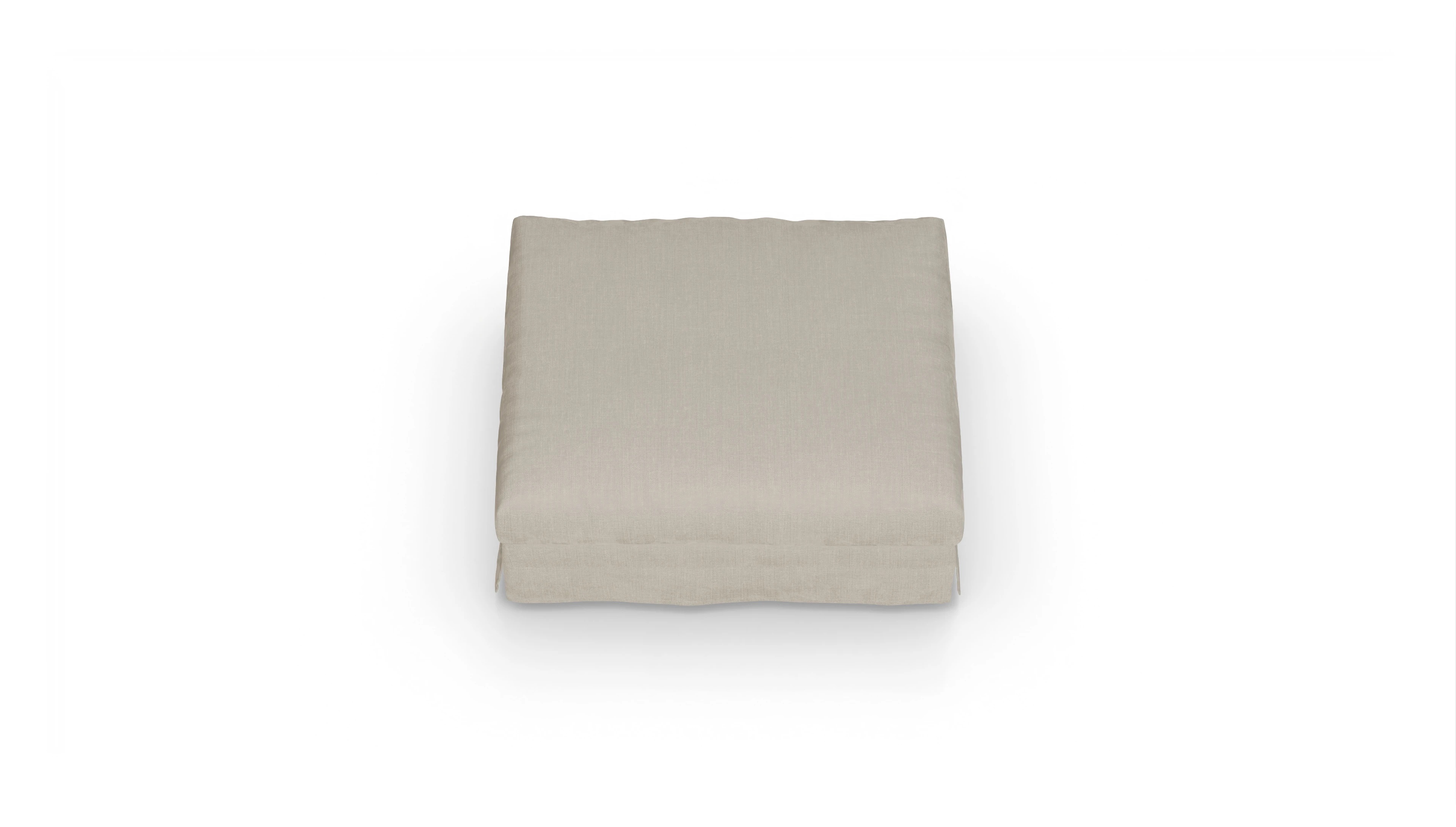 Pittori Hussen-Hocker Ansicht des Produktes Pittori Hocker in Stoff beige