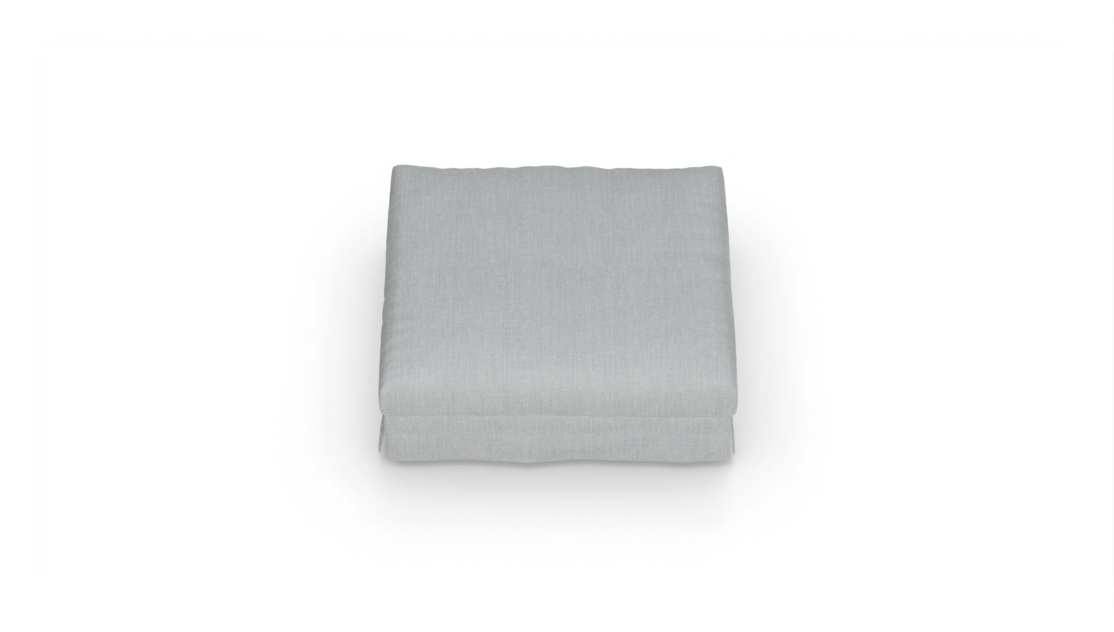 Ansicht des Produktes Pittori Hocker in Stoff grau
