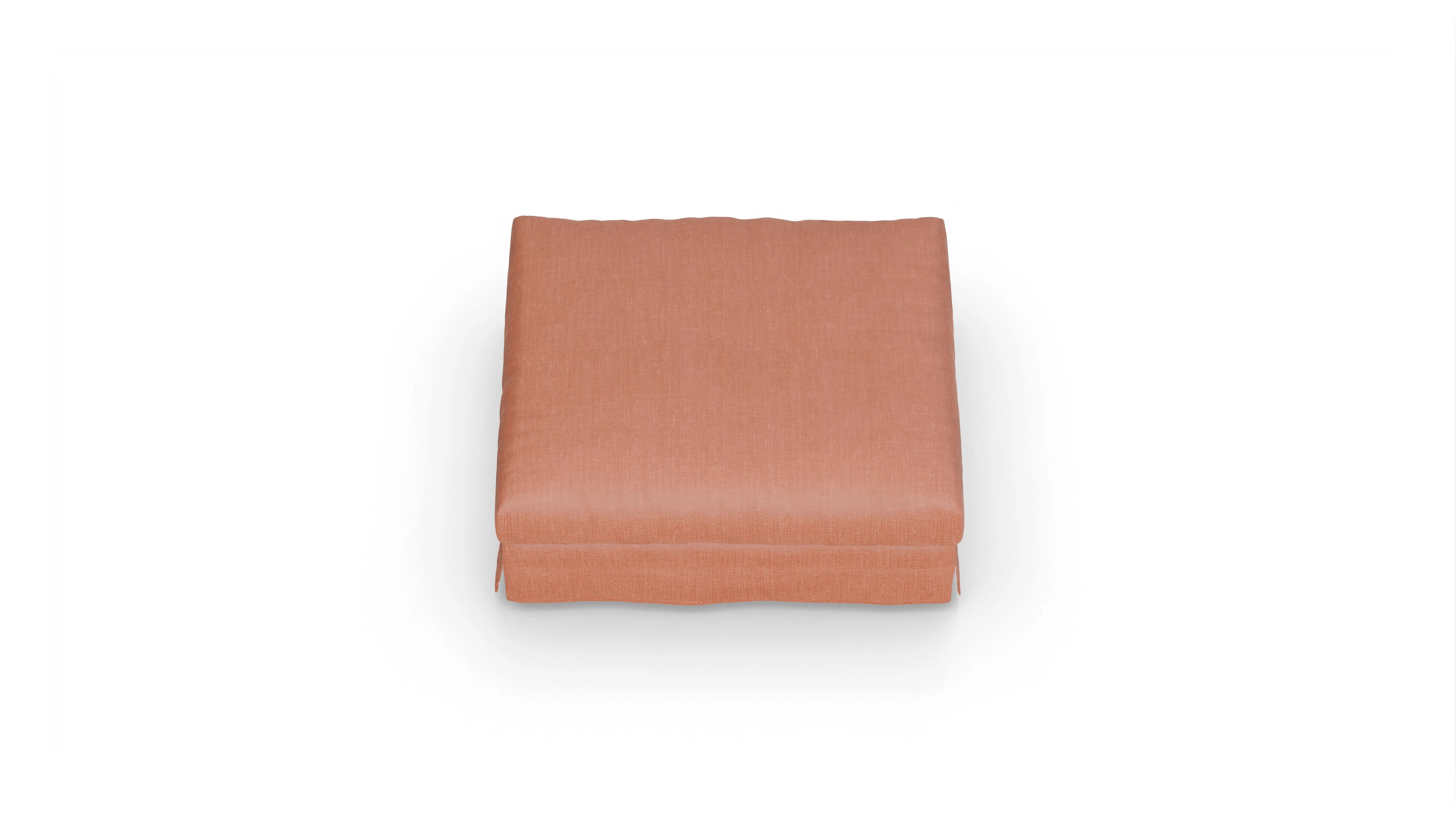 Ansicht des Produktes Pittori Hocker in Stoff orange