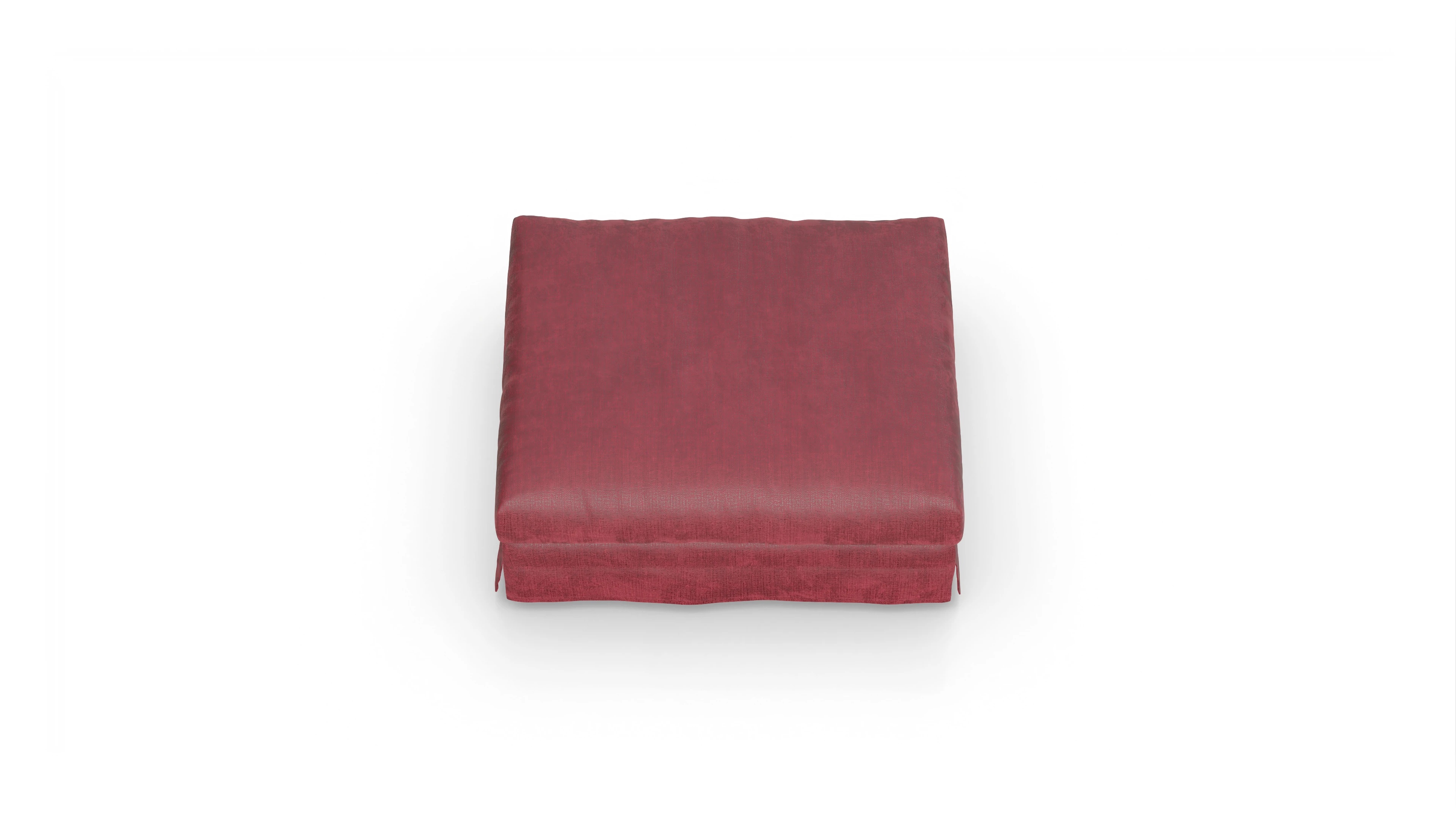 Ansicht des Produktes Pittori Hocker in Stoff rot