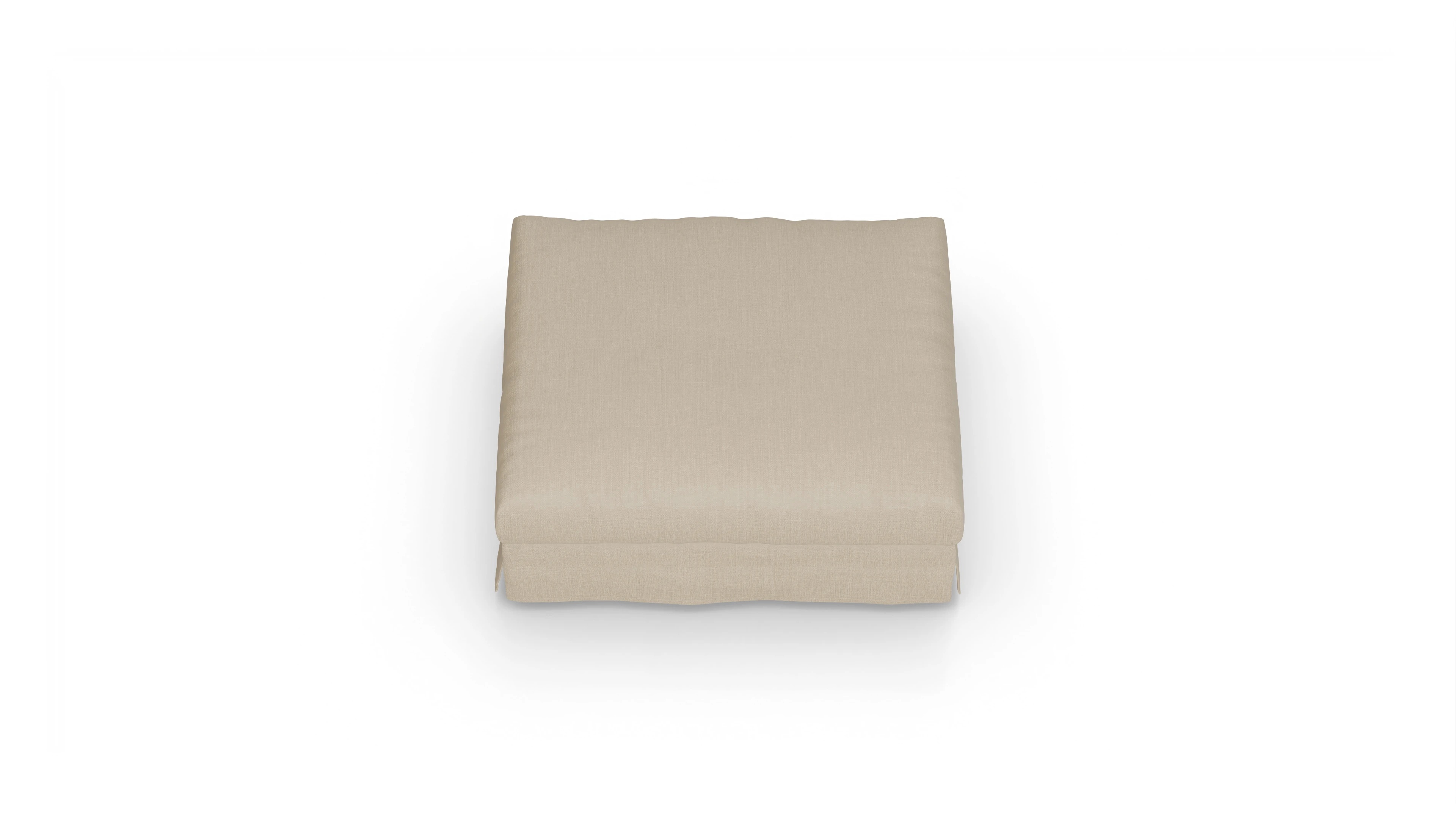 Ansicht des Produktes Pittori Hocker in Stoff beige