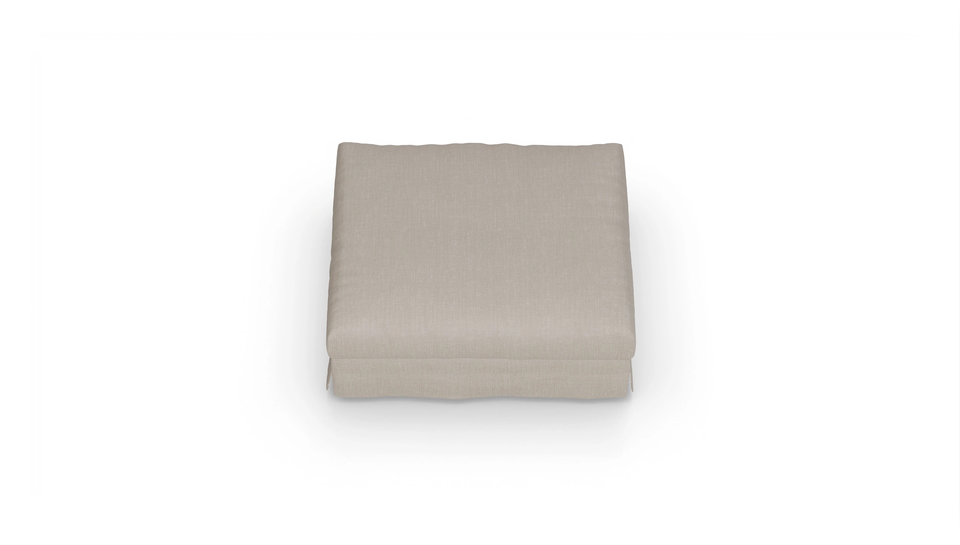 Ansicht des Produktes Pittori Hocker in Stoff braun