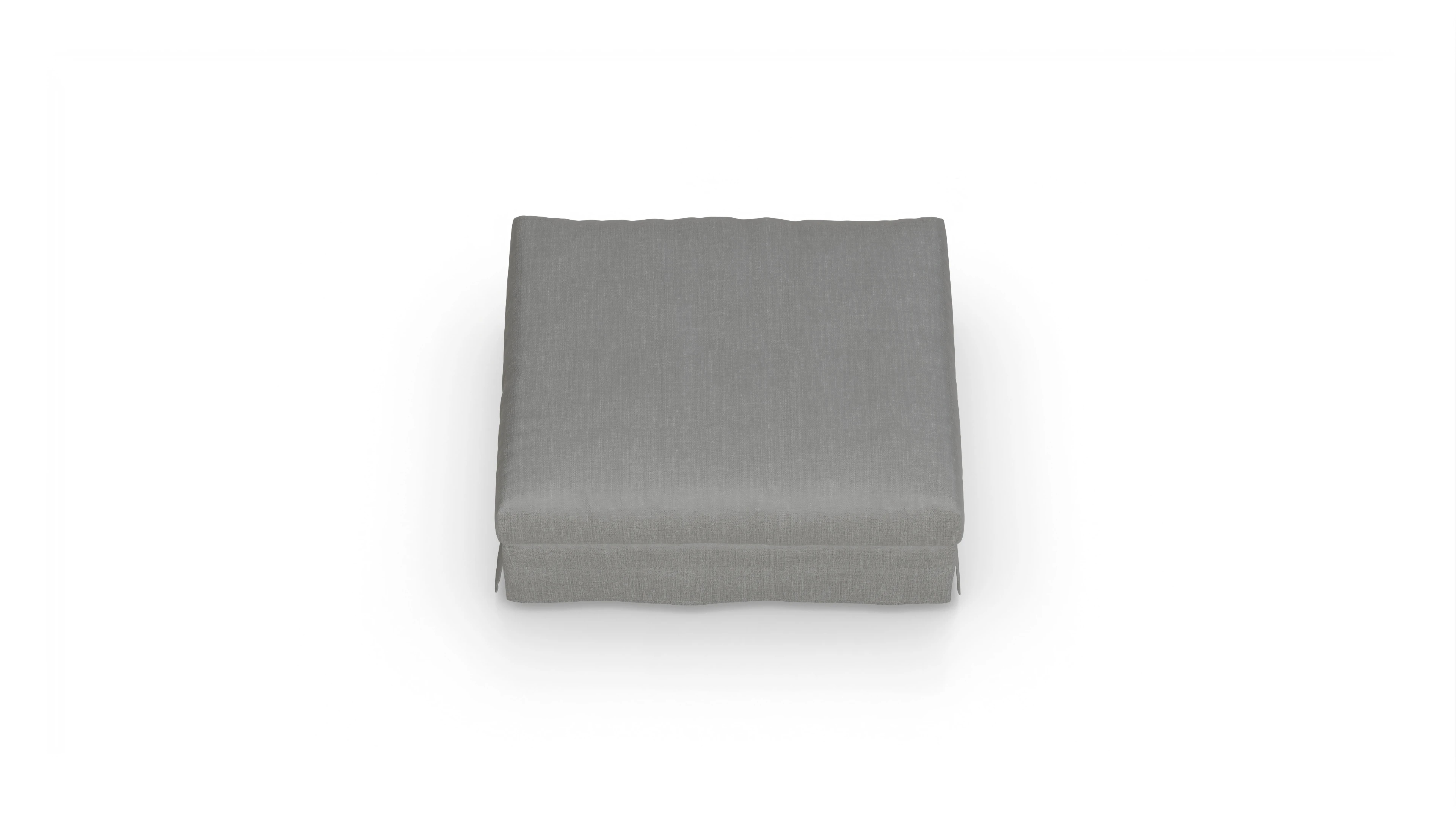 Ansicht des Produktes Pittori Hocker in Stoff grau