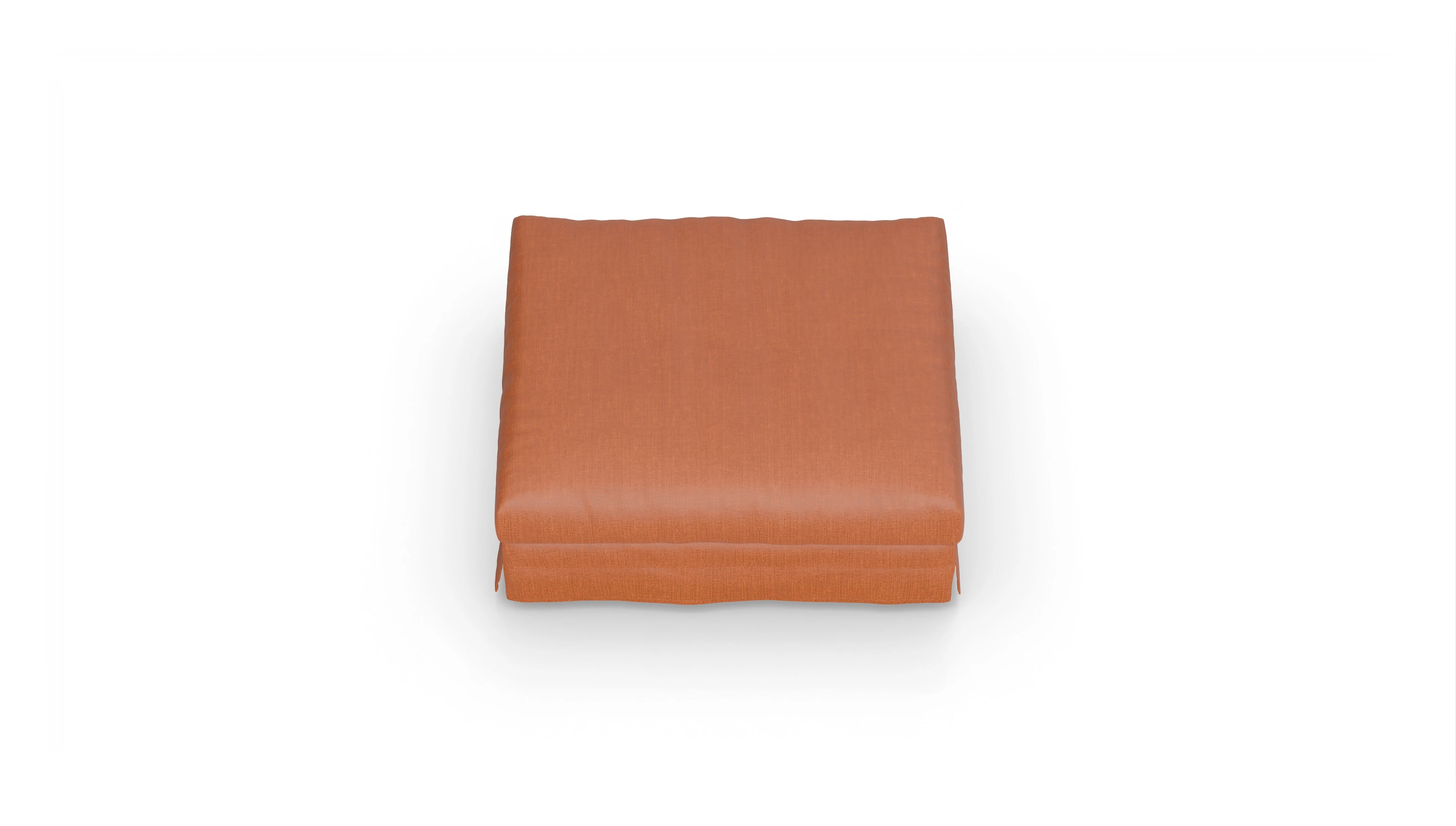 Ansicht des Produktes Pittori Hocker in Stoff orange