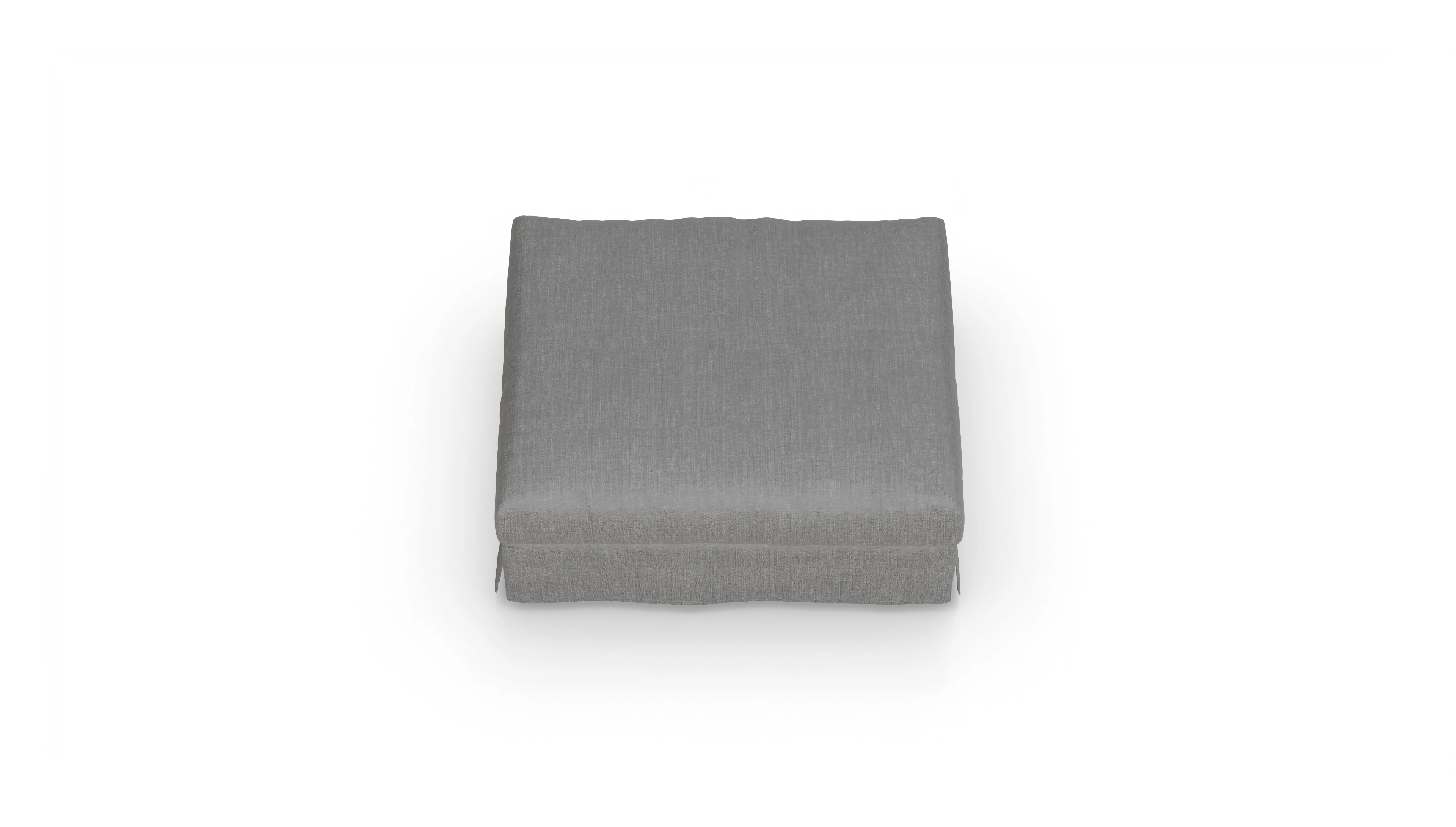 Ansicht des Produktes Pittori Hocker in Stoff grau