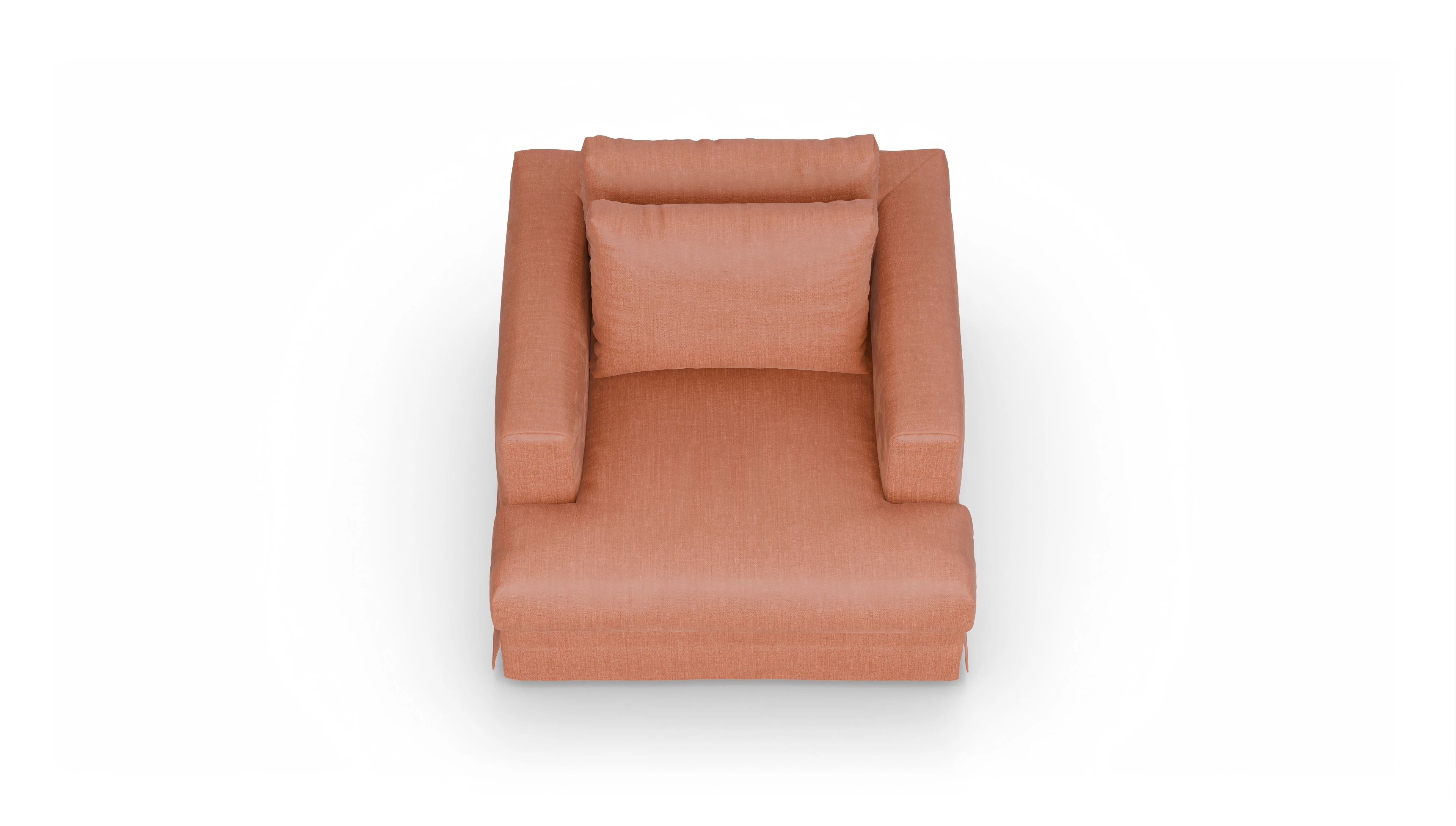 Ansicht des Produktes Pittori Sessel in Stoff orange