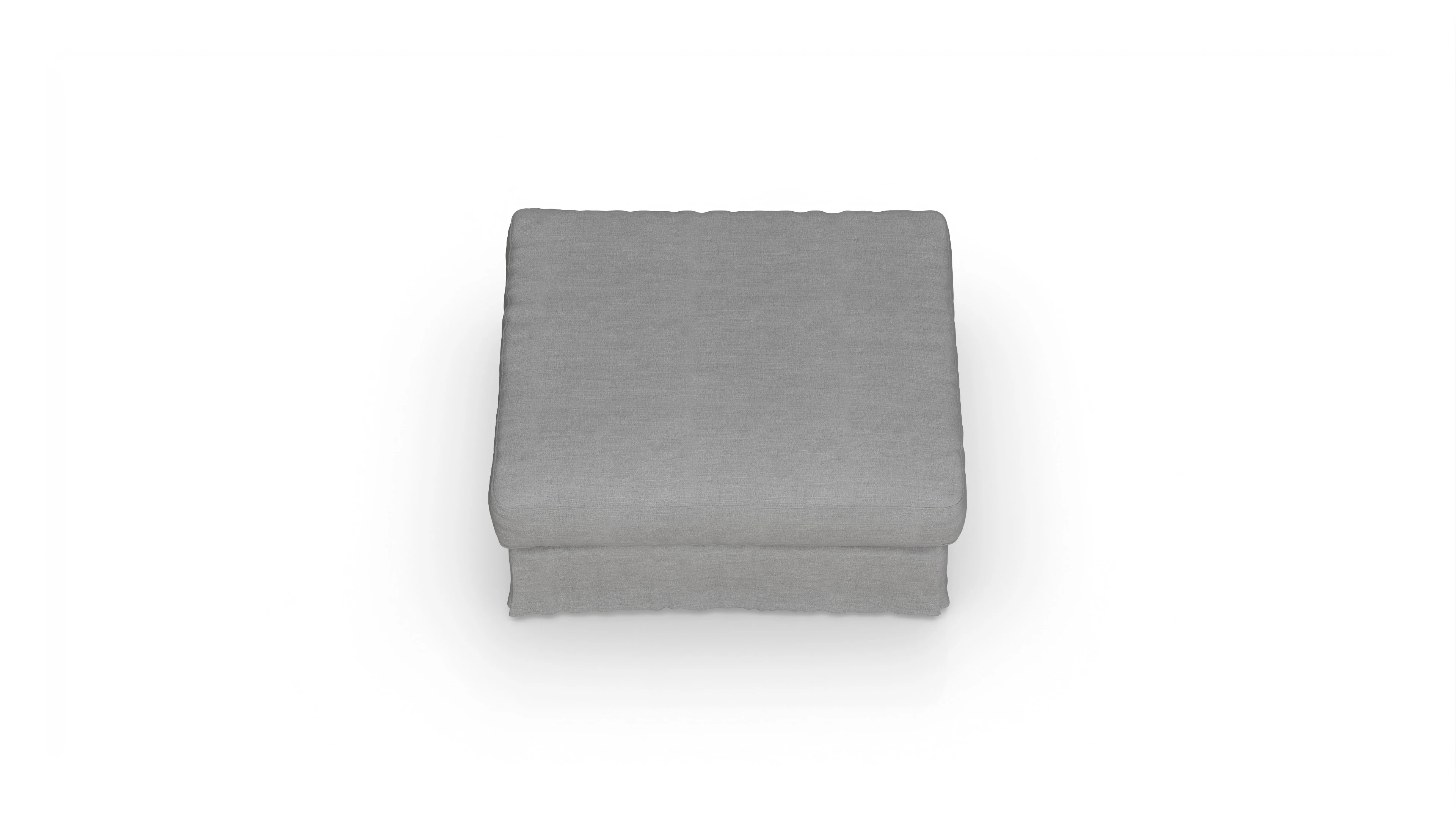 Ansicht des Produktes Brogger Hocker in Stoff grau