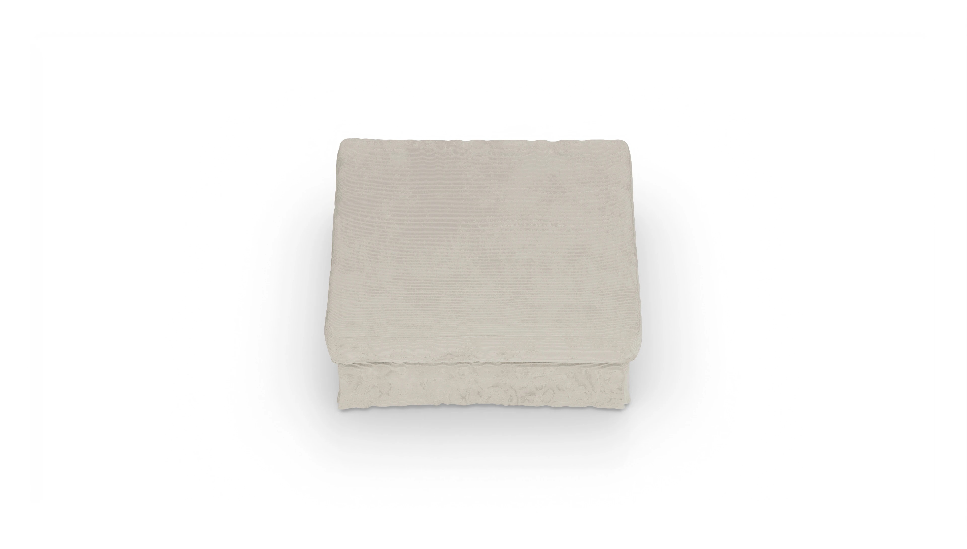 Ansicht des Produktes Brogger Hocker in Cord weiß