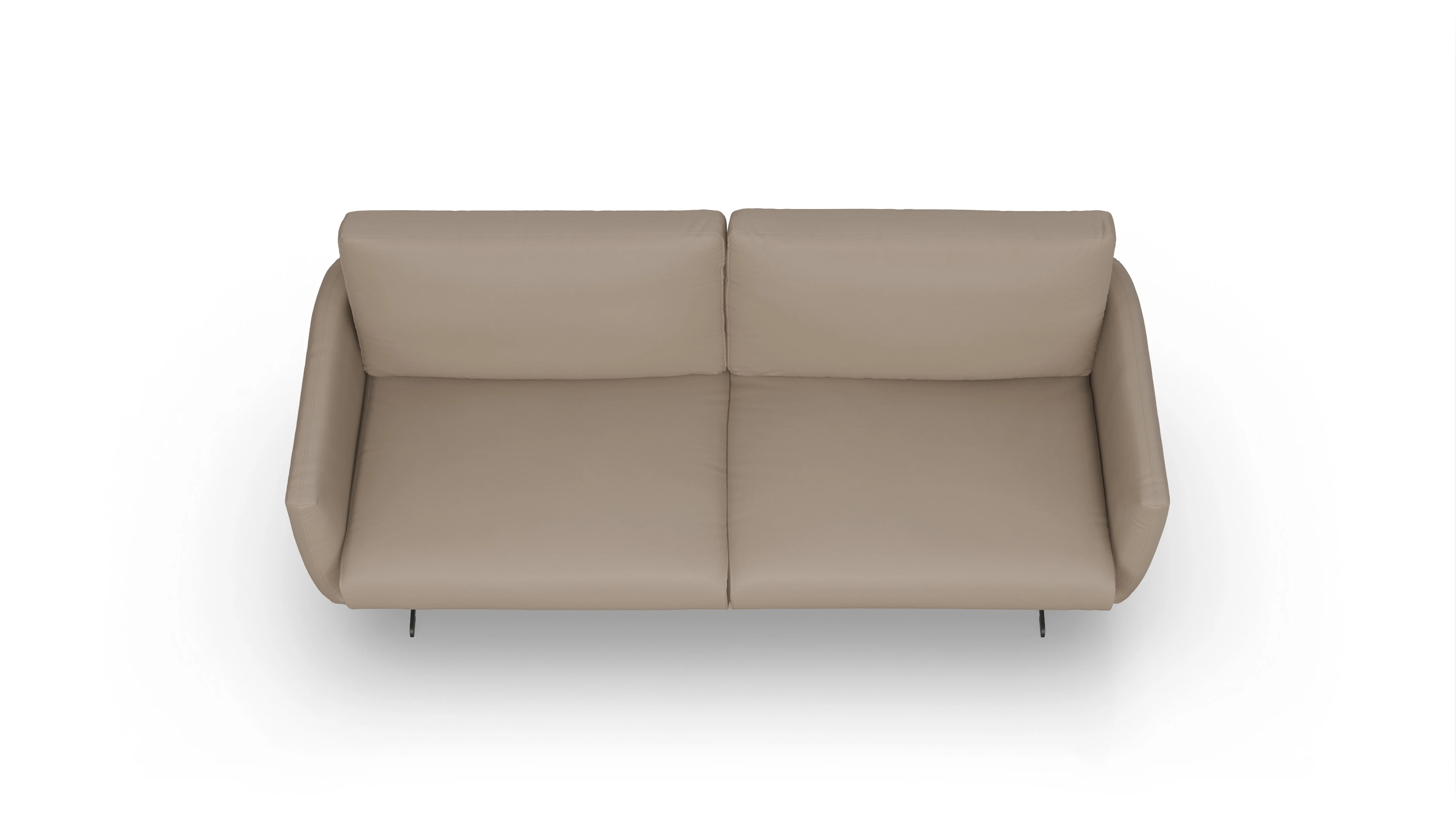 Ansicht des Produktes Boteri 3-Sitzer in Leder beige
