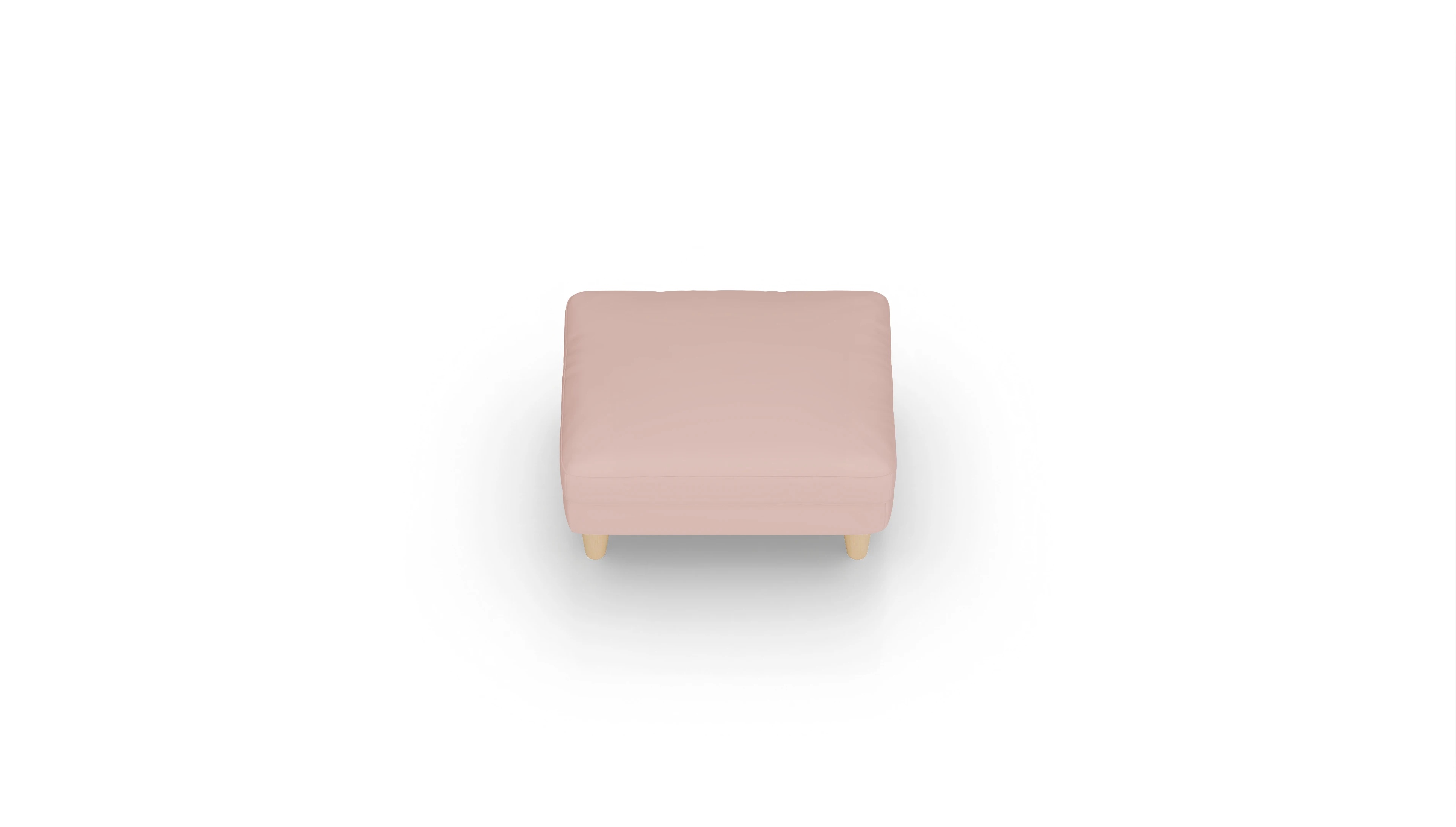 Ansicht des Produktes NewChester.01 Hocker in Samt rot