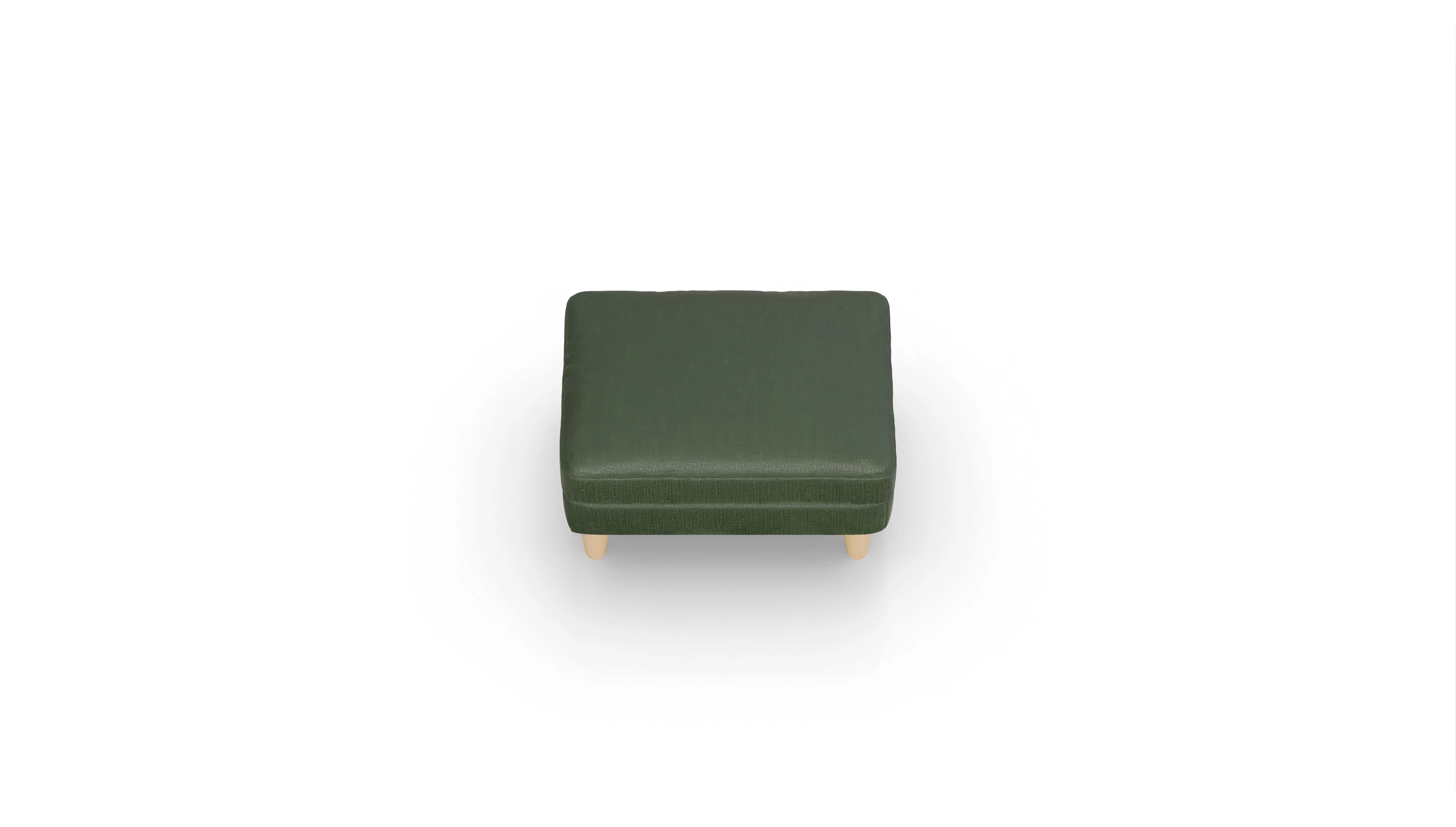 Stoffhocker NewChester.01 Ansicht des Produktes NewChester.01 Hocker in Stoff grün
