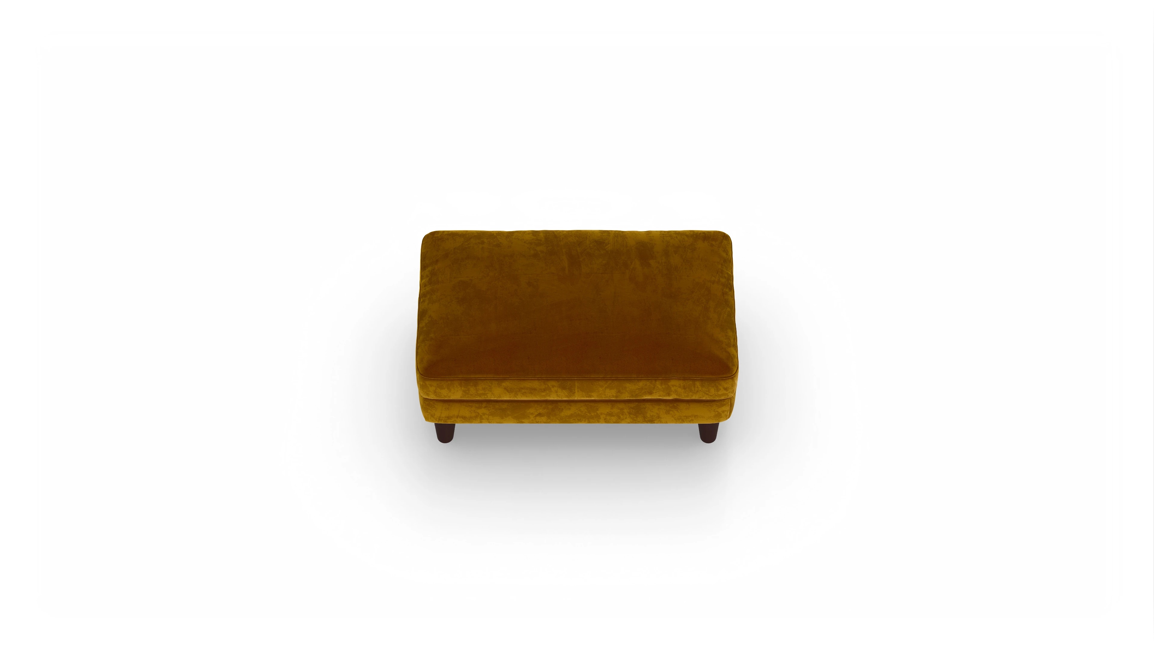 Ansicht des Produktes NewChester.01 Hocker in Samt gelb