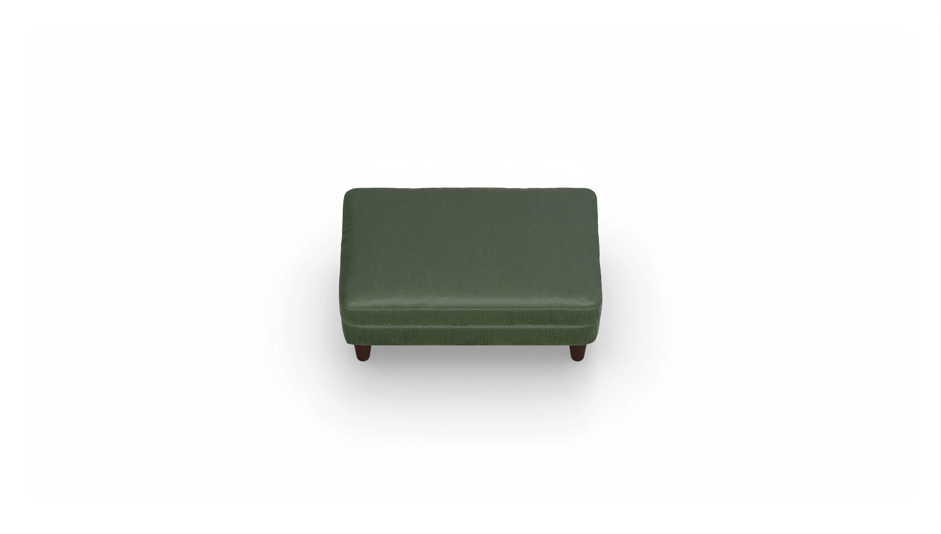 Stoffhocker NewChester.01 Ansicht des Produktes NewChester.01 Hocker in Stoff grün