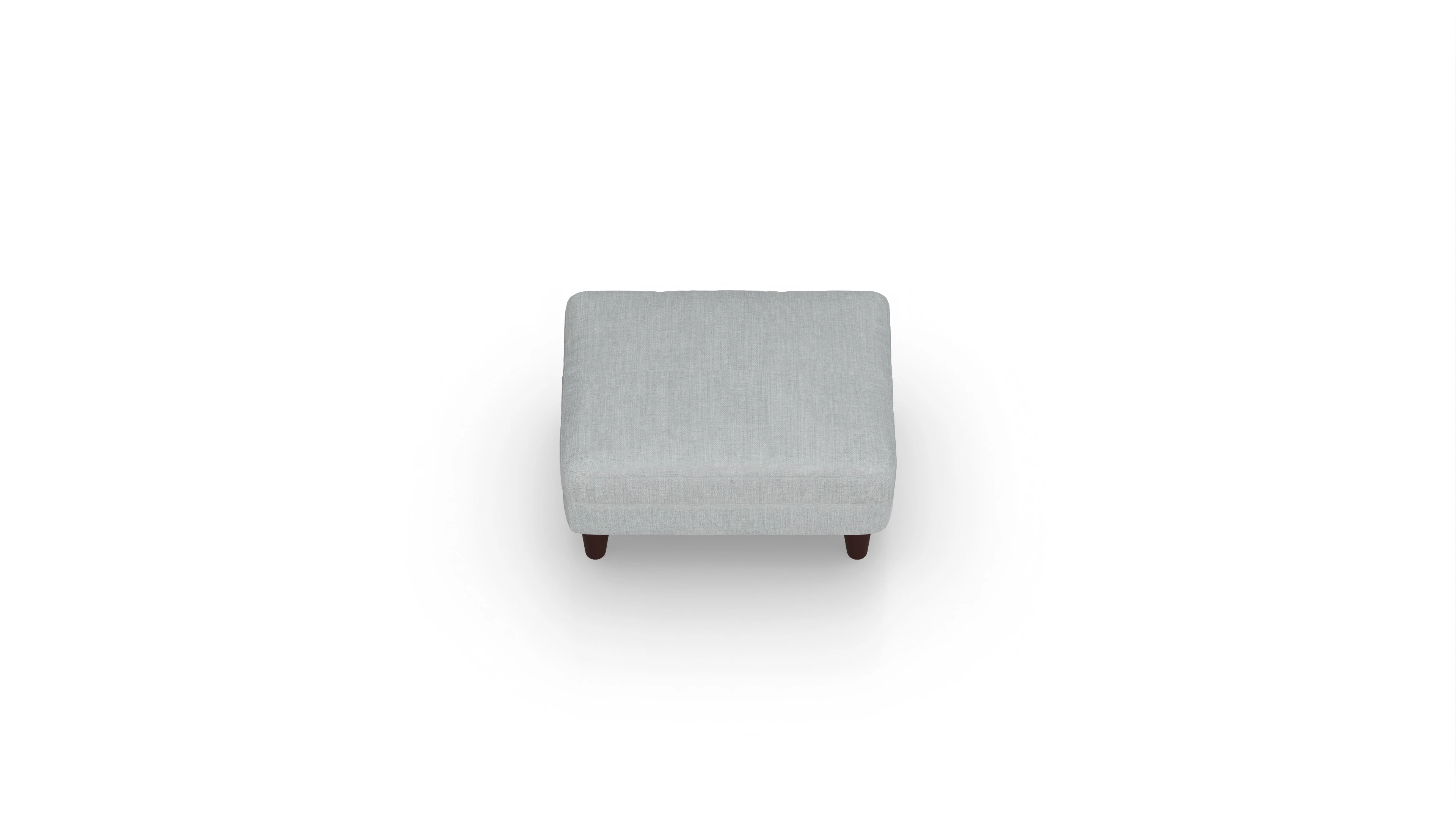 Stoffhocker NewChester.01 Ansicht des Produktes NewChester.01 Hocker in Stoff grau