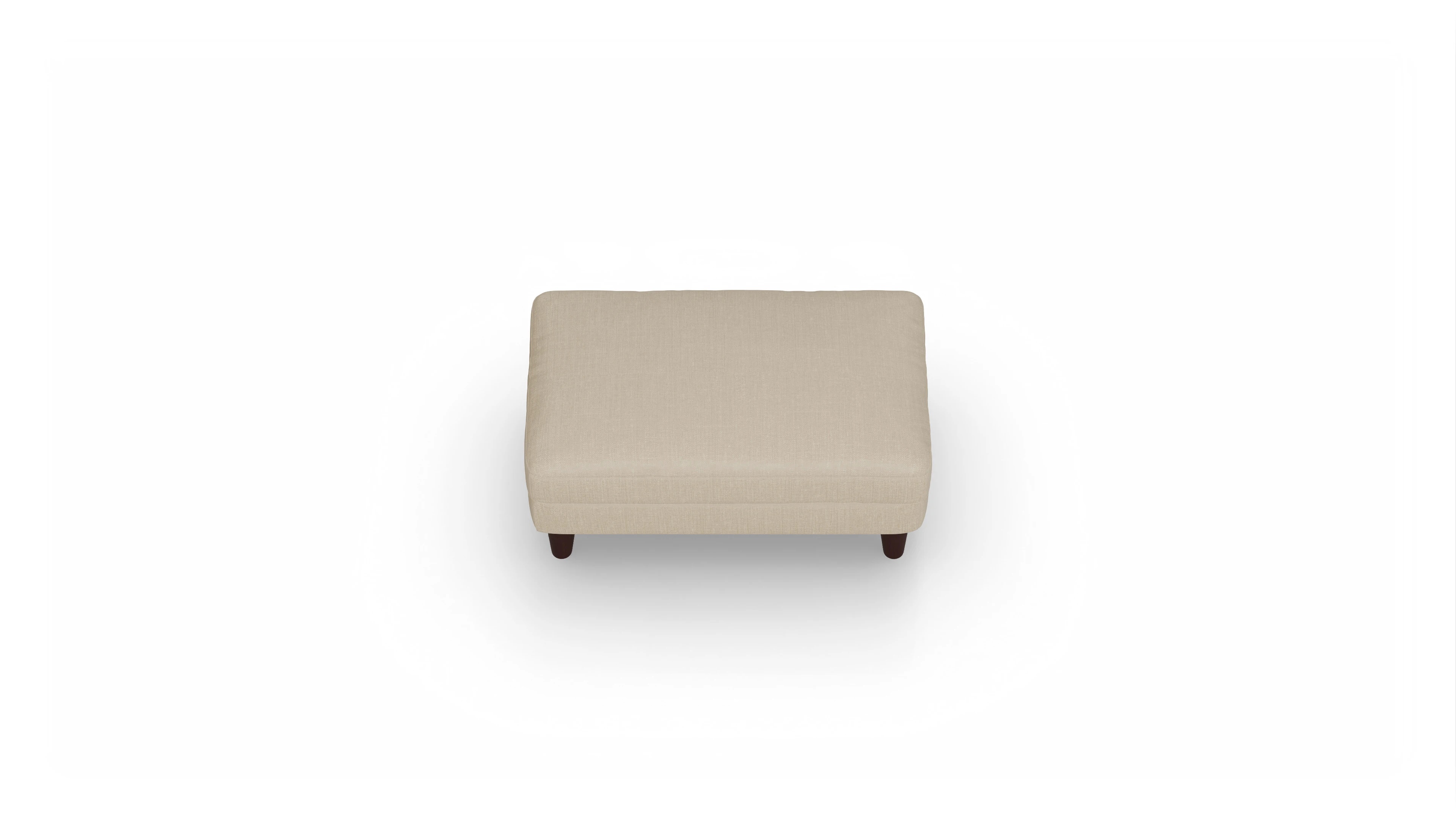 Stoffhocker NewChester.01 Ansicht des Produktes NewChester.01 Hocker in Stoff beige