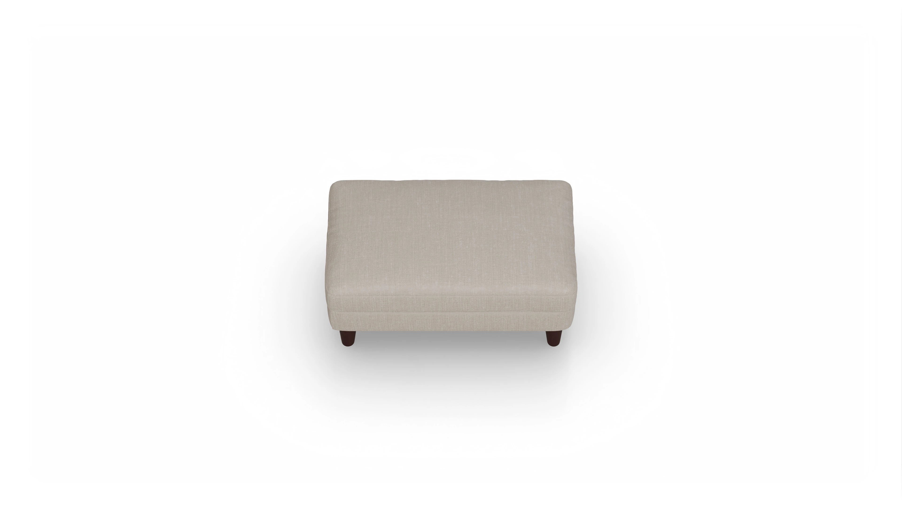 Ansicht des Produktes NewChester.01 Hocker in Stoff braun