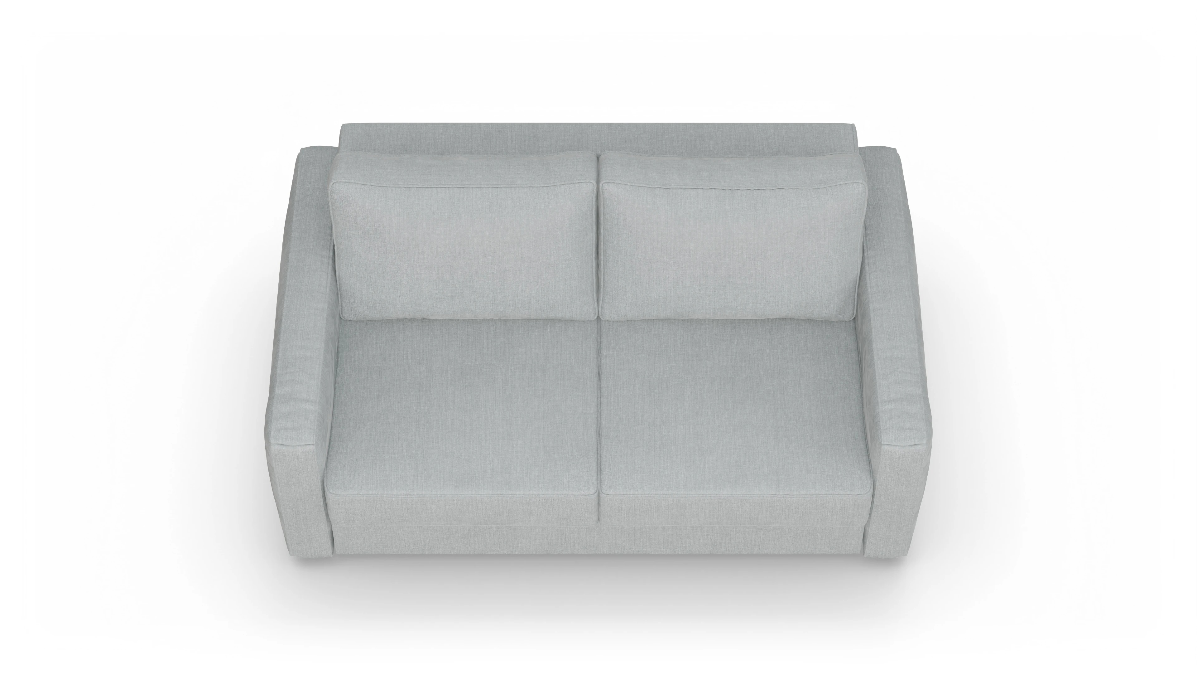 Design-Couch Ferali Ansicht des Produktes Ferali 2-Sitzer in Stoff grau