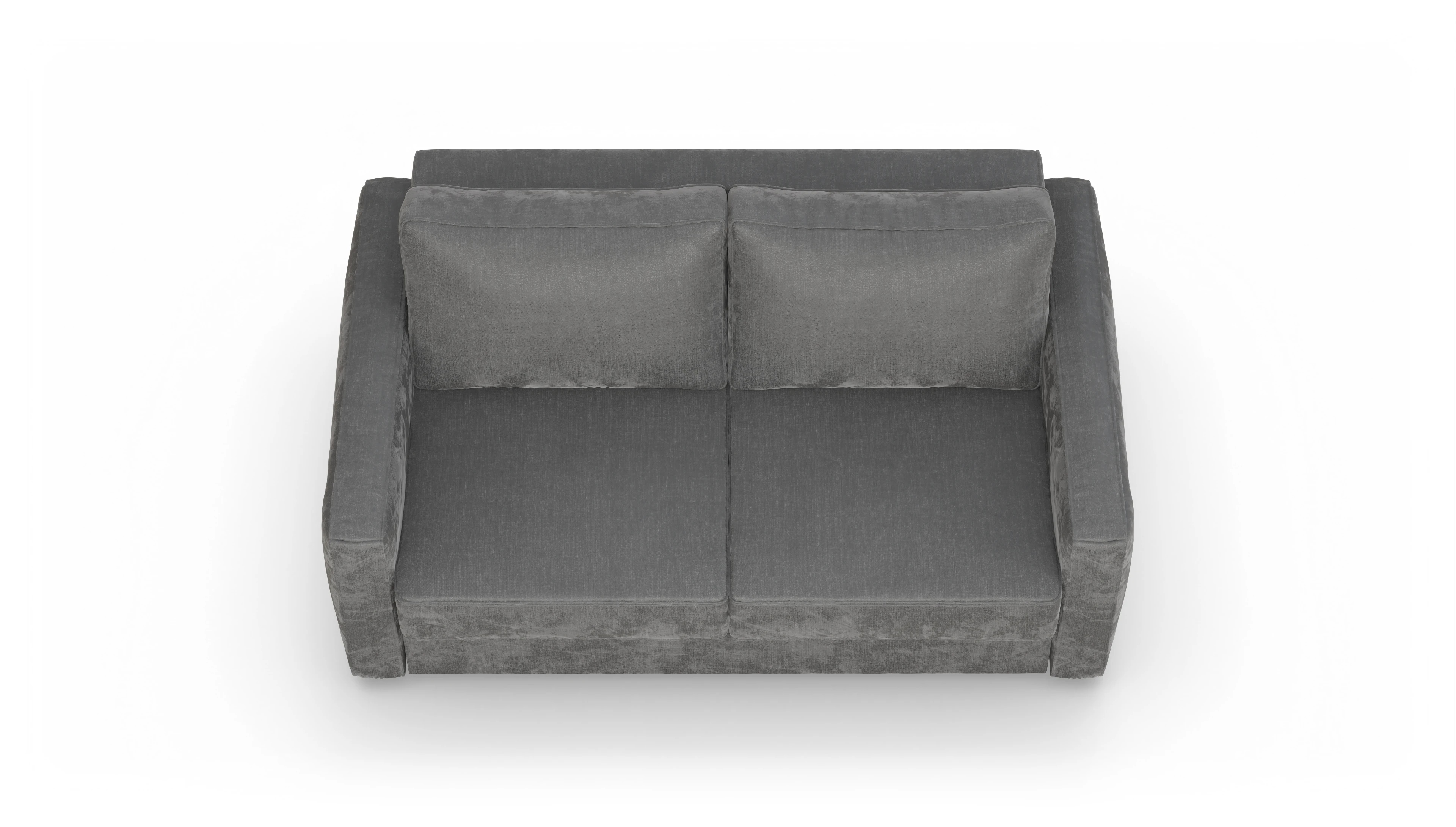 Design-Couch Ferali Ansicht des Produktes Ferali 2-Sitzer in Stoff grau