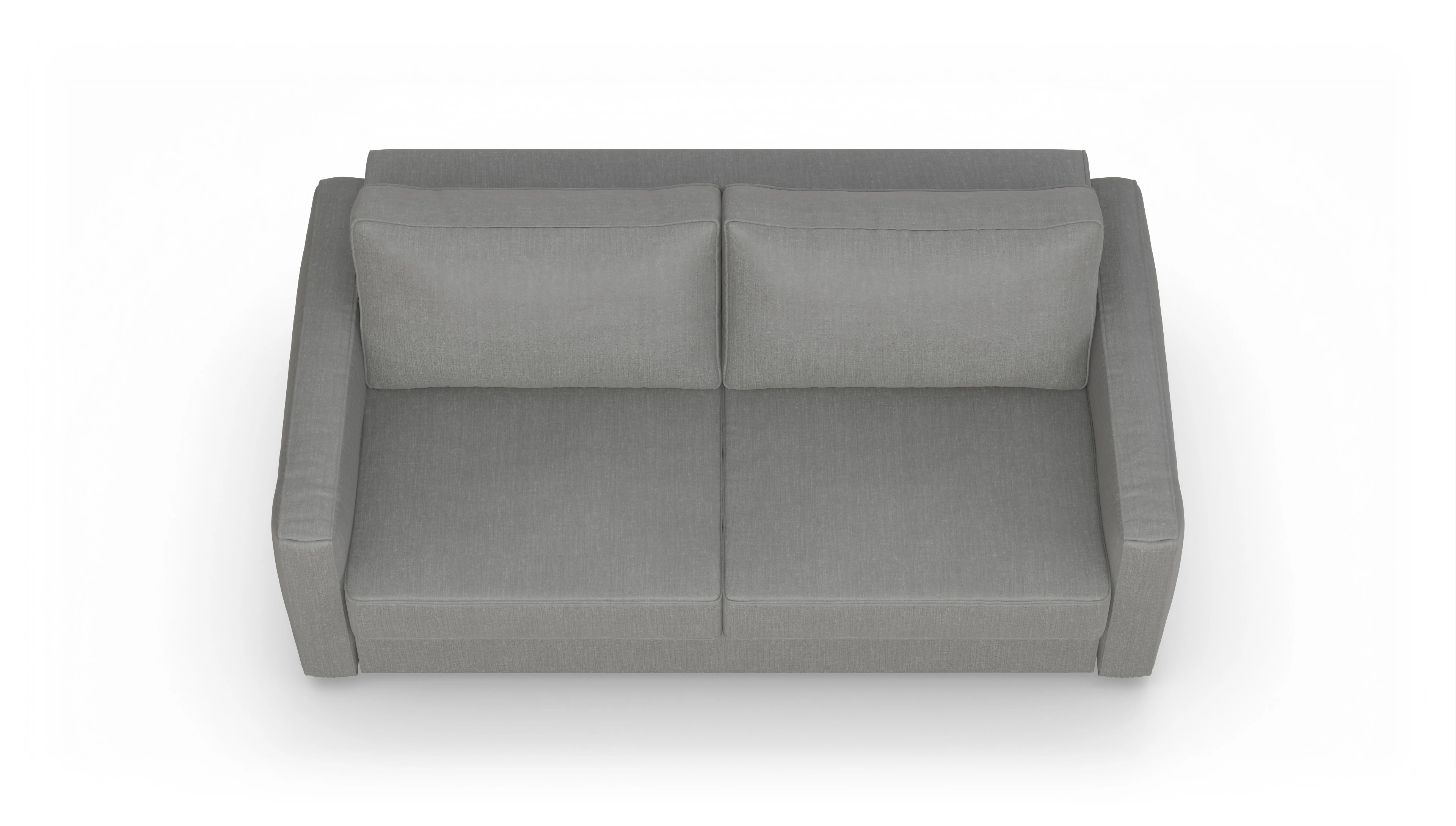 Design-Couch Ferali Ansicht des Produktes Ferali 2,5-Sitzer in Stoff grau