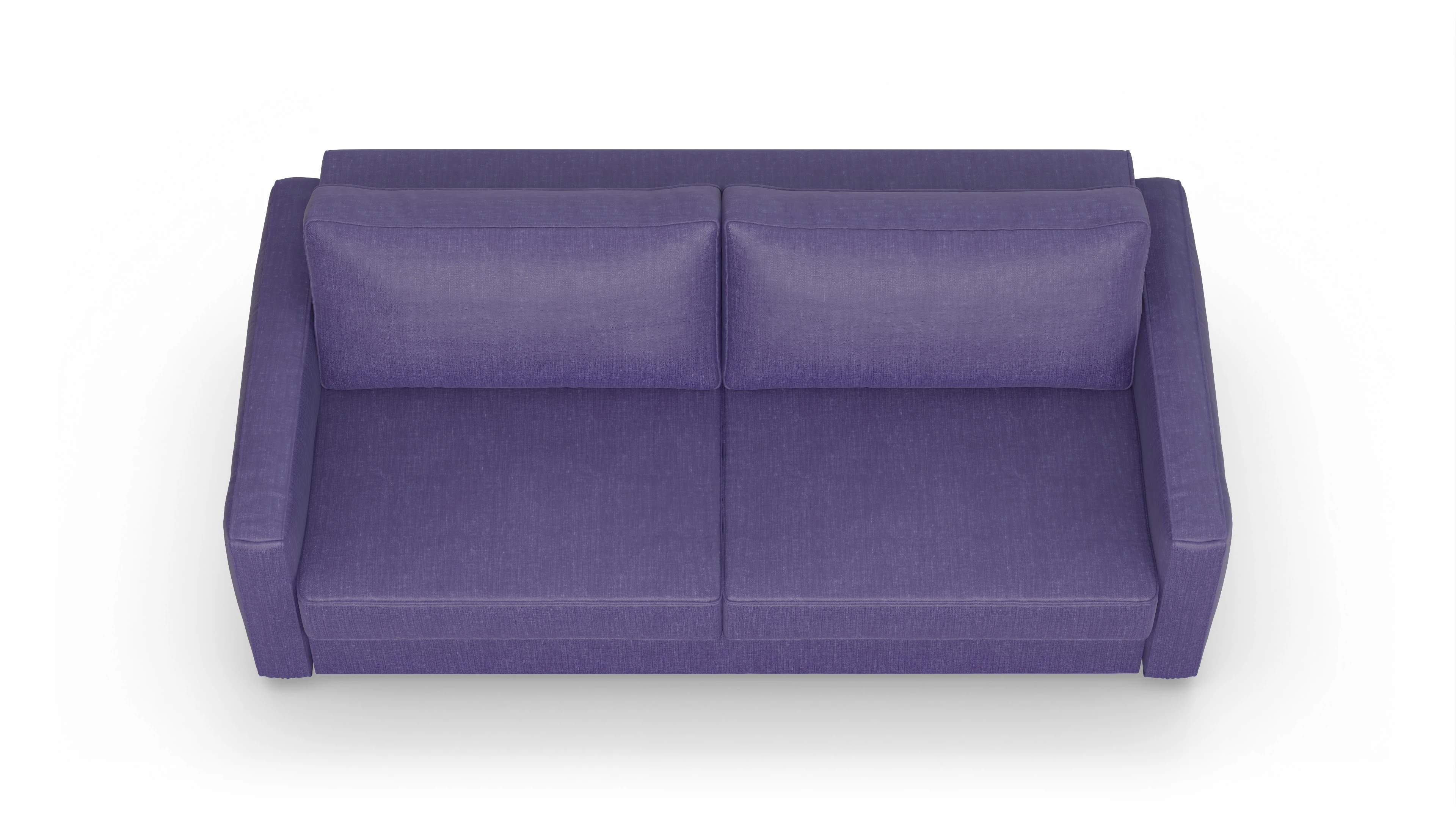 Design-Couch Ferali Ansicht des Produktes Ferali 3-Sitzer in Stoff blau