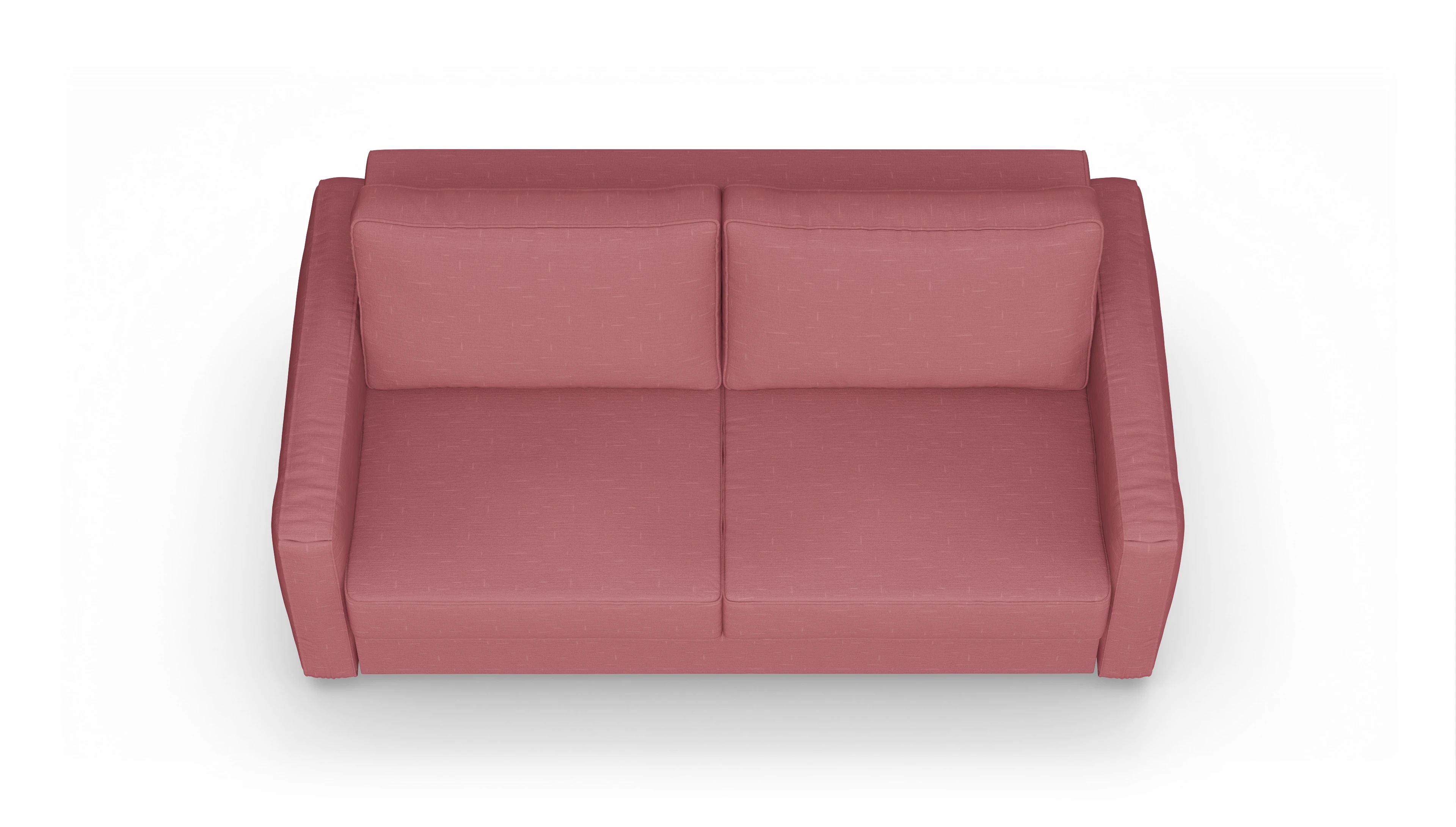 Design-Couch Ferali Ansicht des Produktes Ferali 2,5-Sitzer in Stoff rot