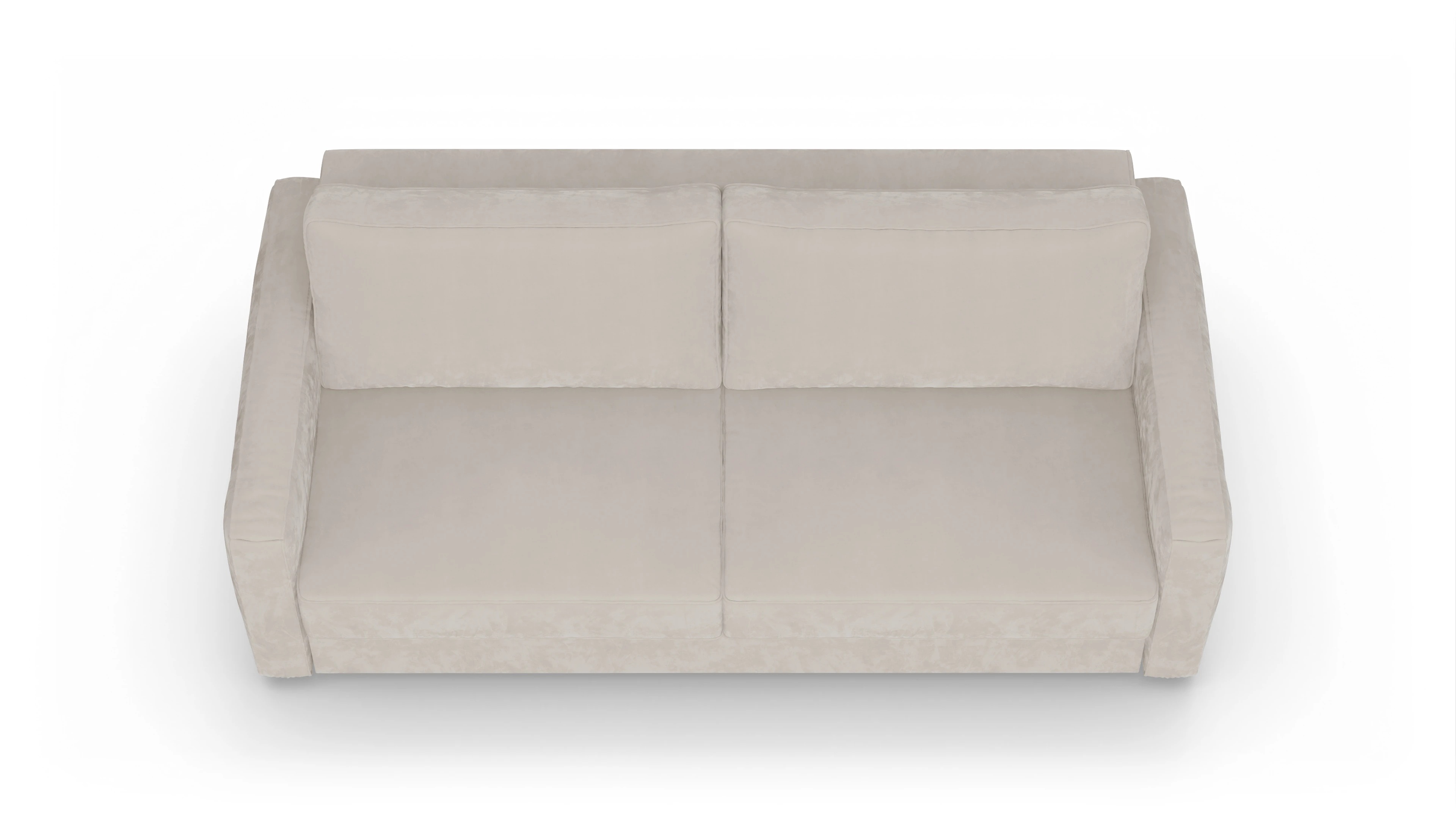 Ansicht des Produktes Ferali 3-Sitzer in Samt weiß