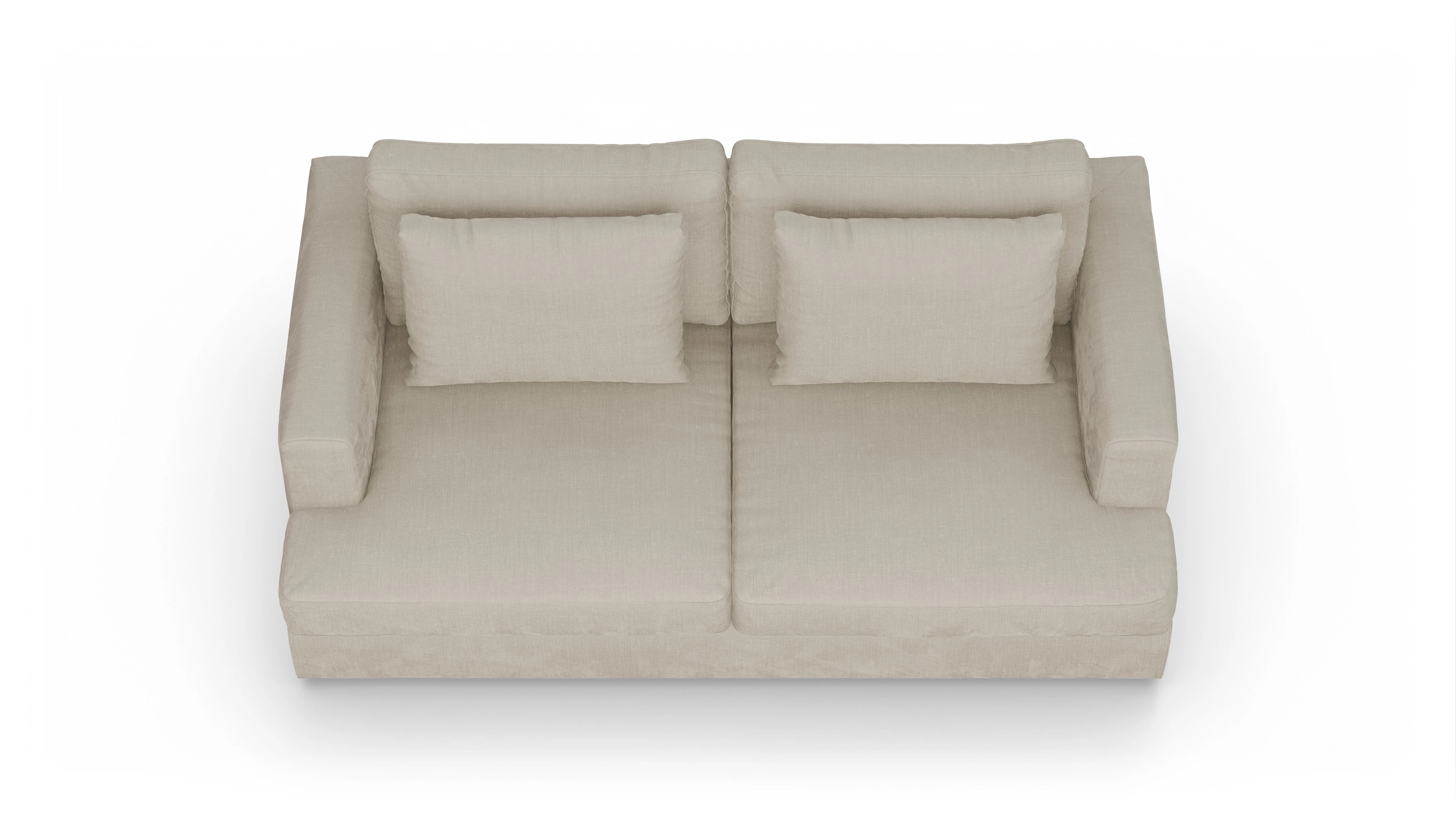 Ansicht des Produktes Sospiri 2,5-Sitzer in Stoff beige
