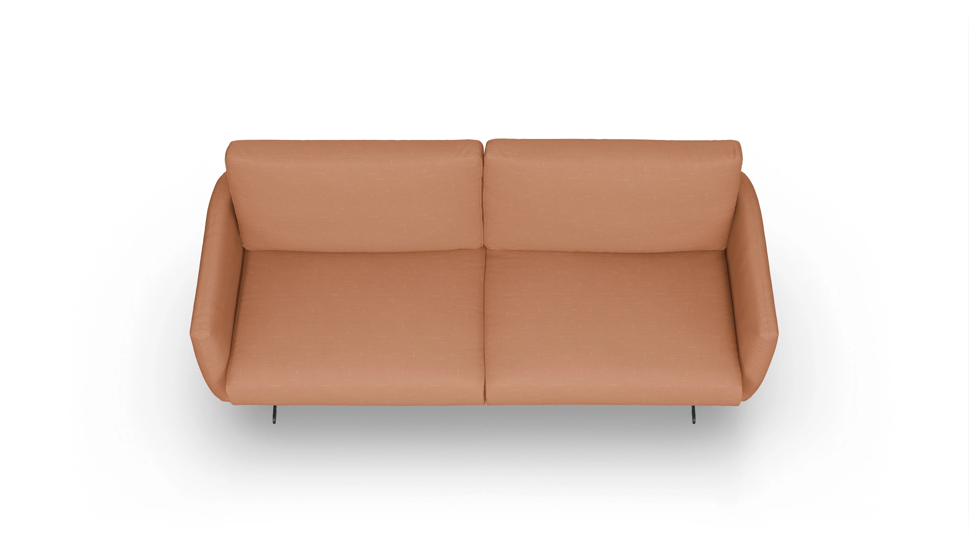 Ansicht des Produktes Boteri 3-Sitzer in Stoff orange