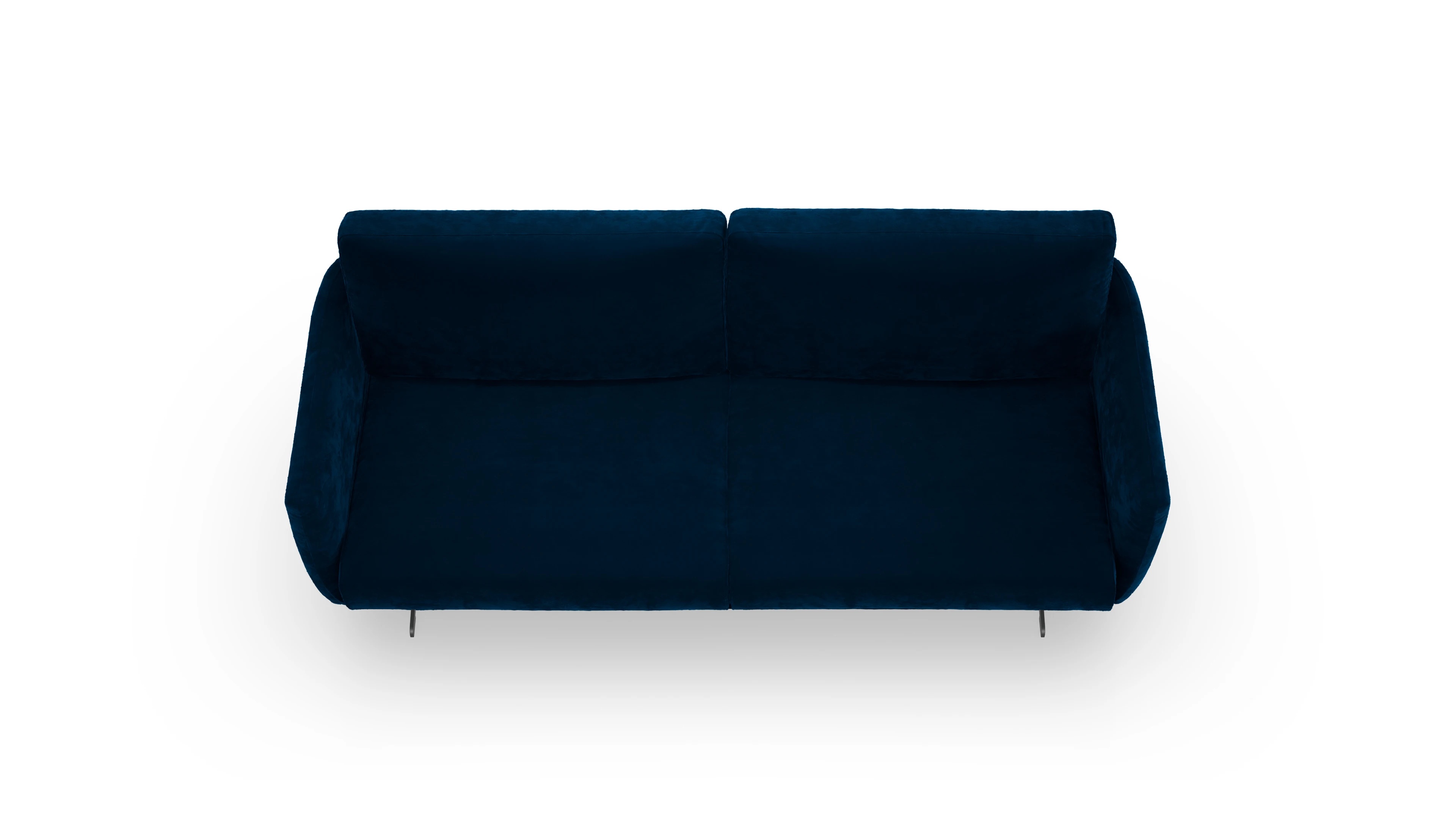 Ansicht des Produktes Boteri 3-Sitzer in Samt blau