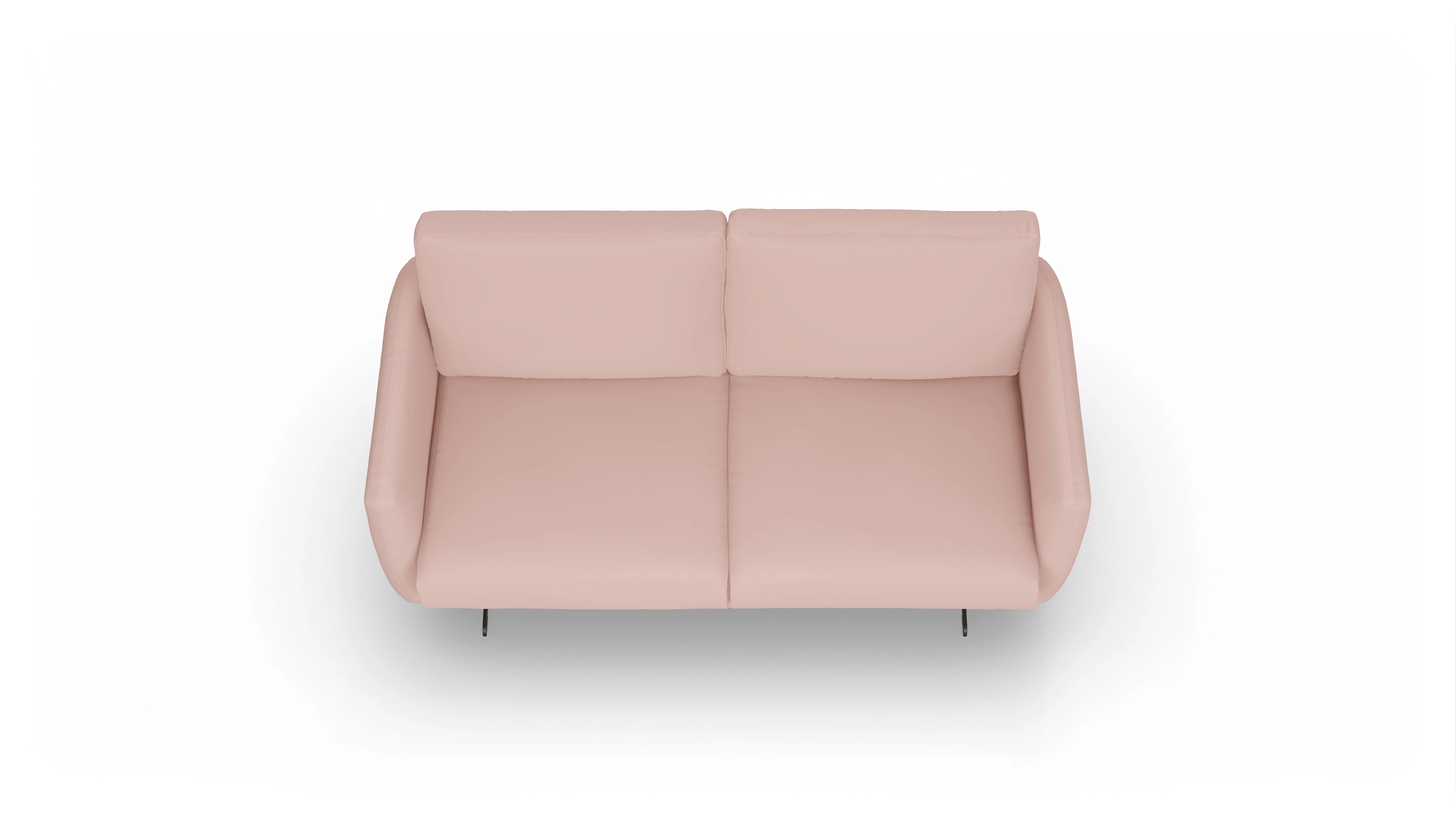 Ansicht des Produktes Boteri 2,5-Sitzer in Samt rot