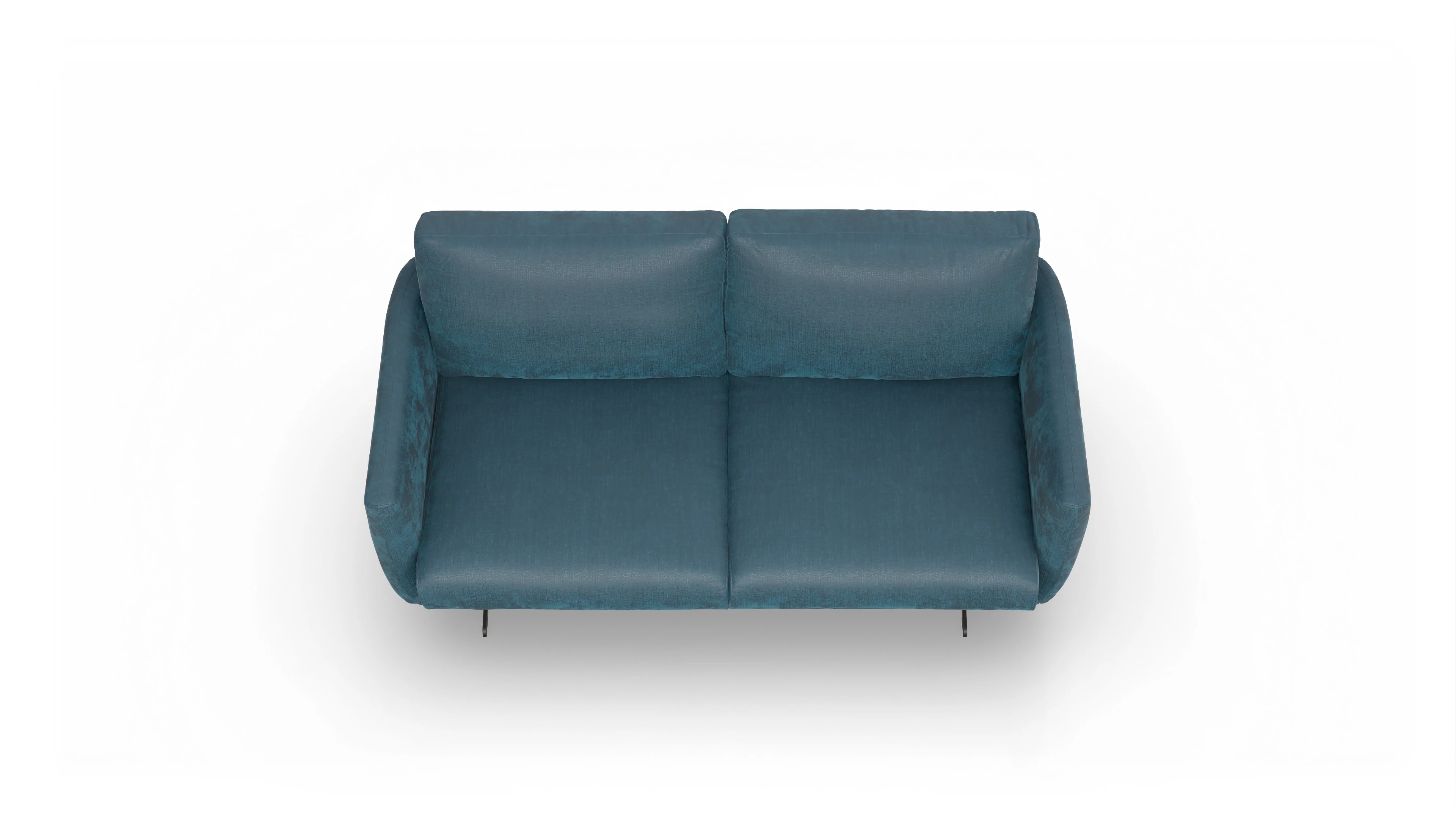 Ansicht des Produktes Boteri 2,5-Sitzer in Stoff blau