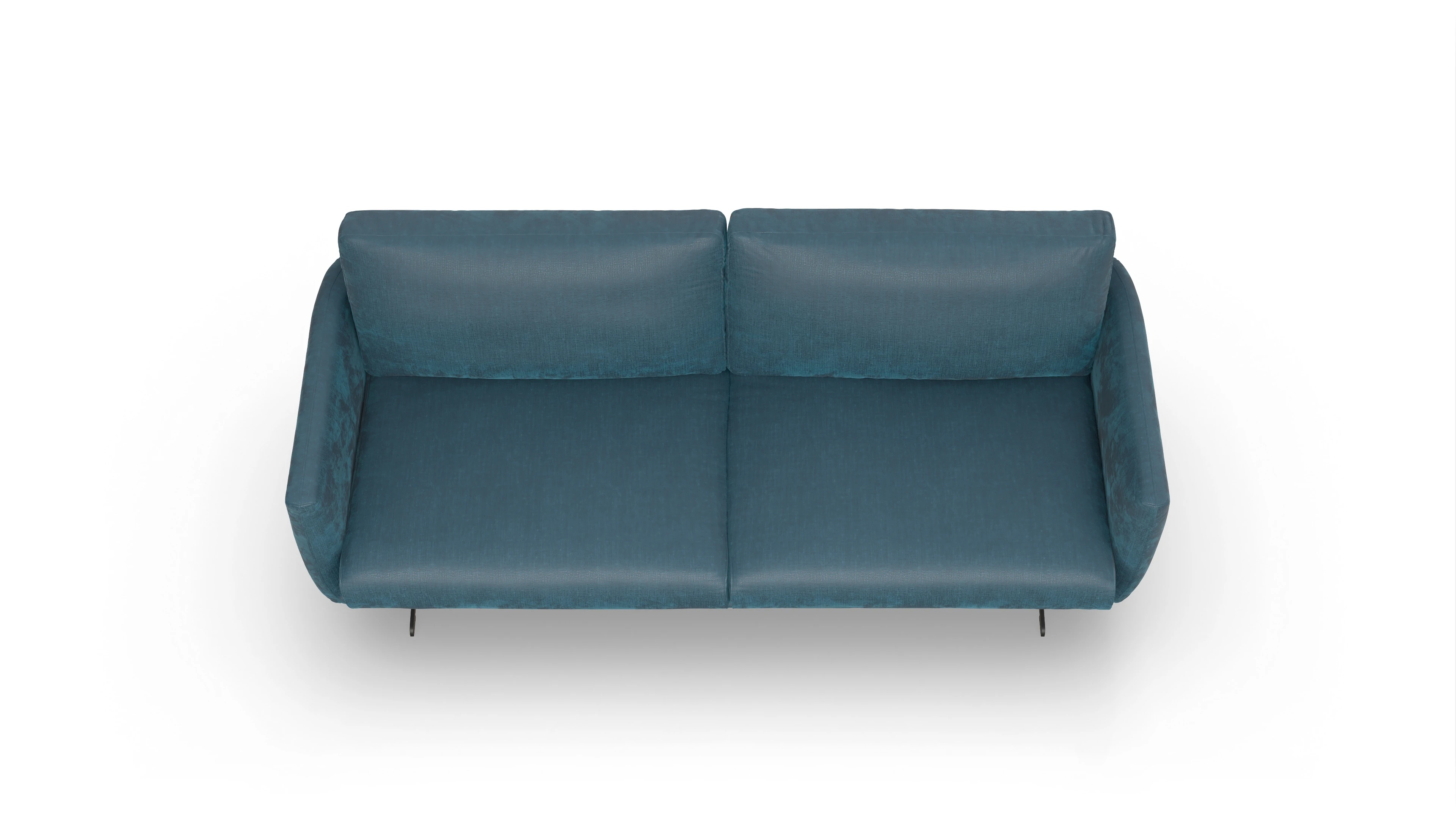 Ansicht des Produktes Boteri 3-Sitzer in Stoff blau