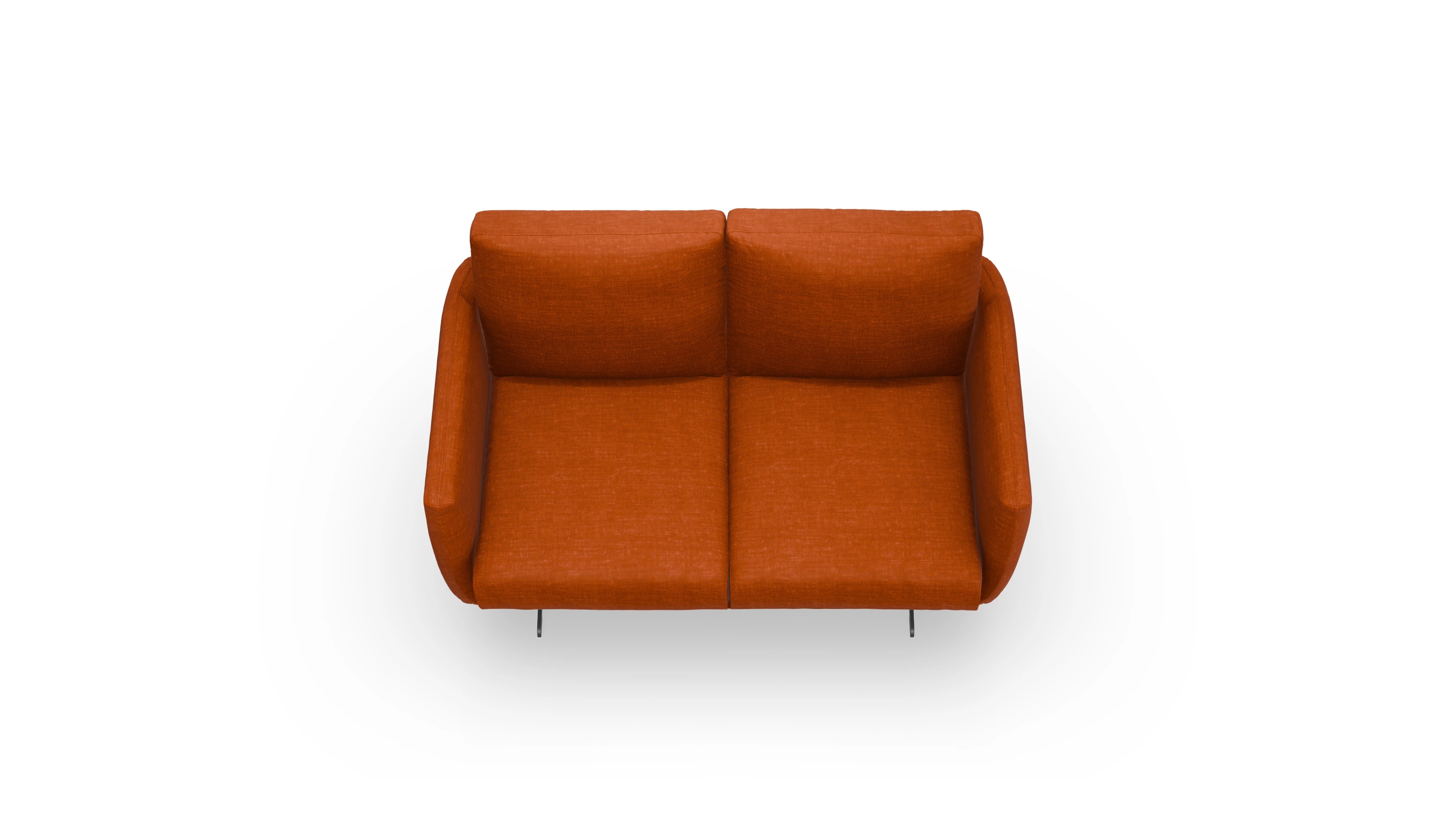Ansicht des Produktes Boteri 2-Sitzer in Stoff orange