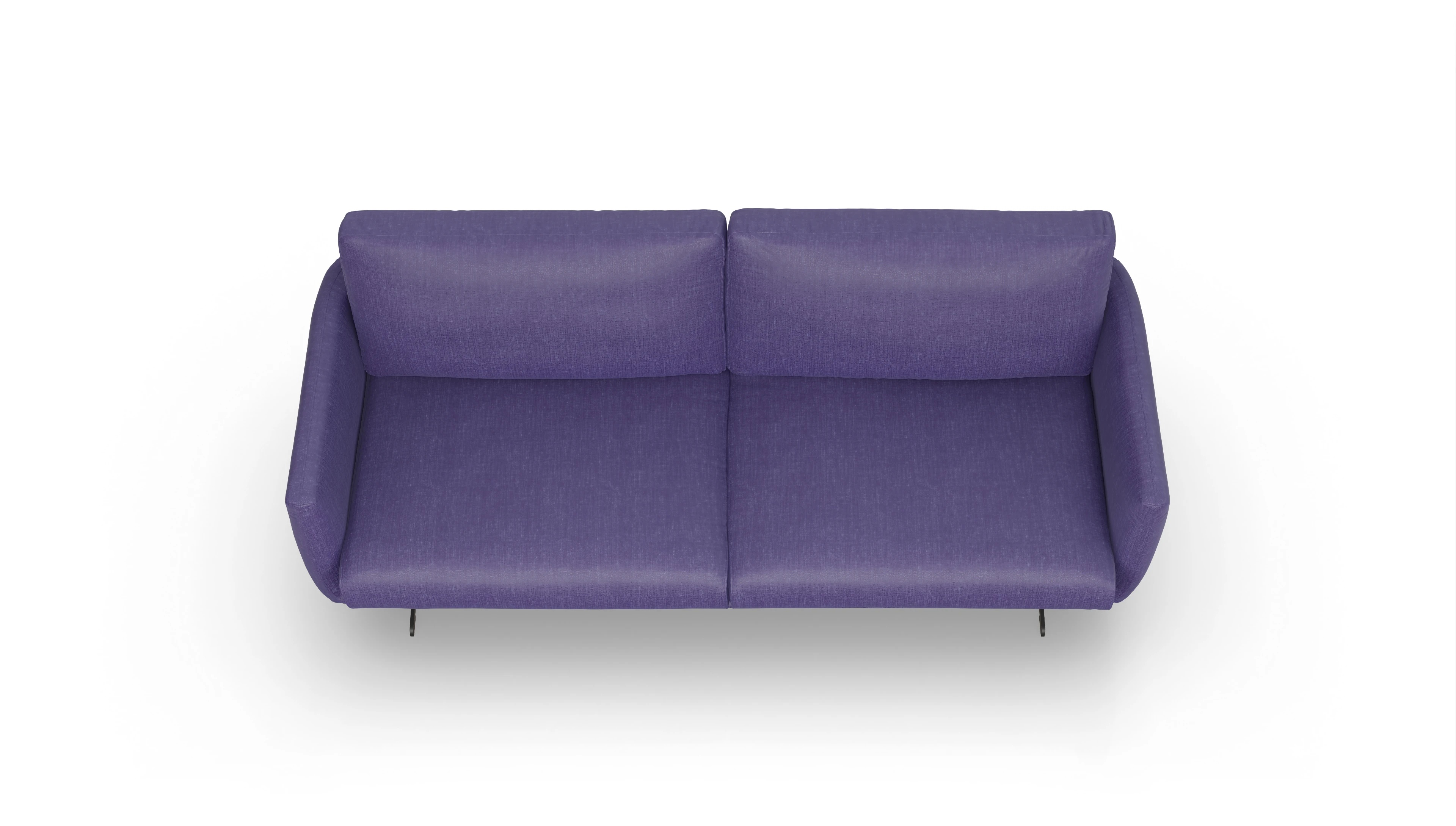 Ansicht des Produktes Boteri 3-Sitzer in Stoff blau