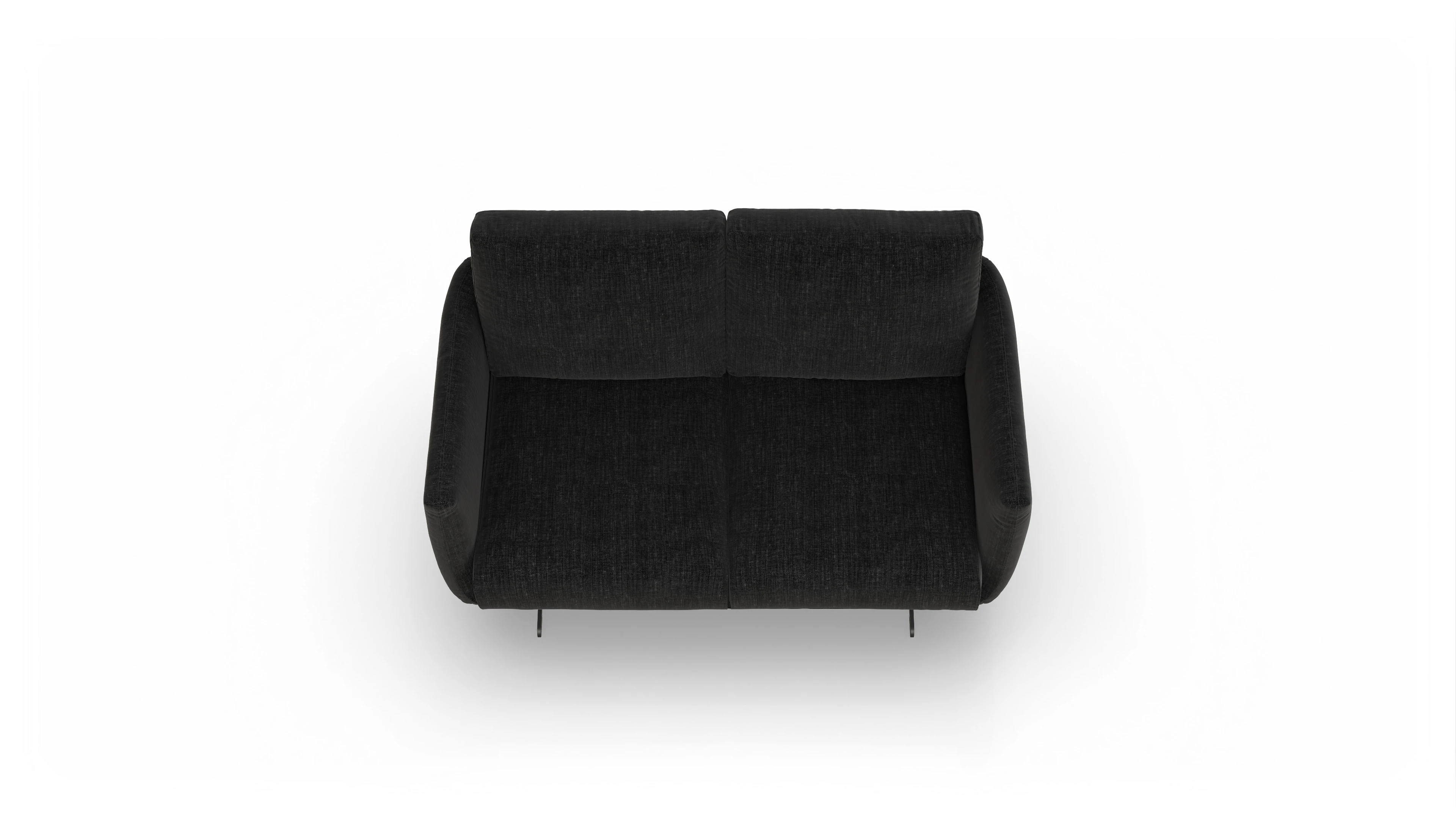 Ansicht des Produktes Boteri 2-Sitzer in Stoff schwarz