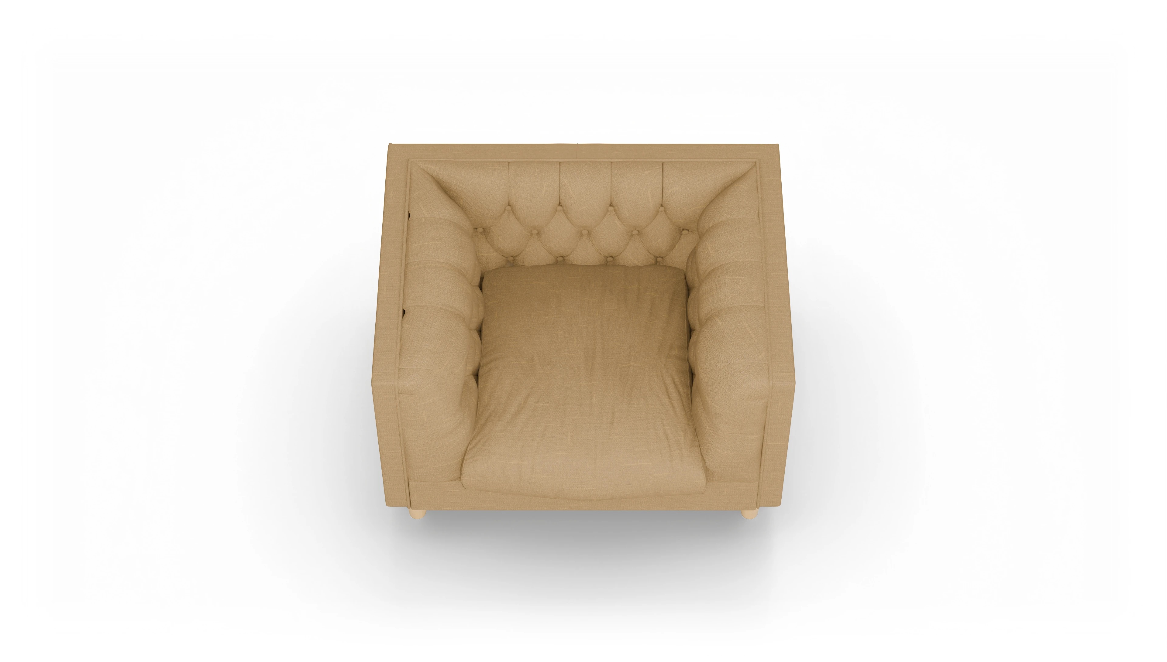 Stoff-Sessel NewChester.01 Ansicht des Produktes NewChester.01 Sessel in Stoff gelb
