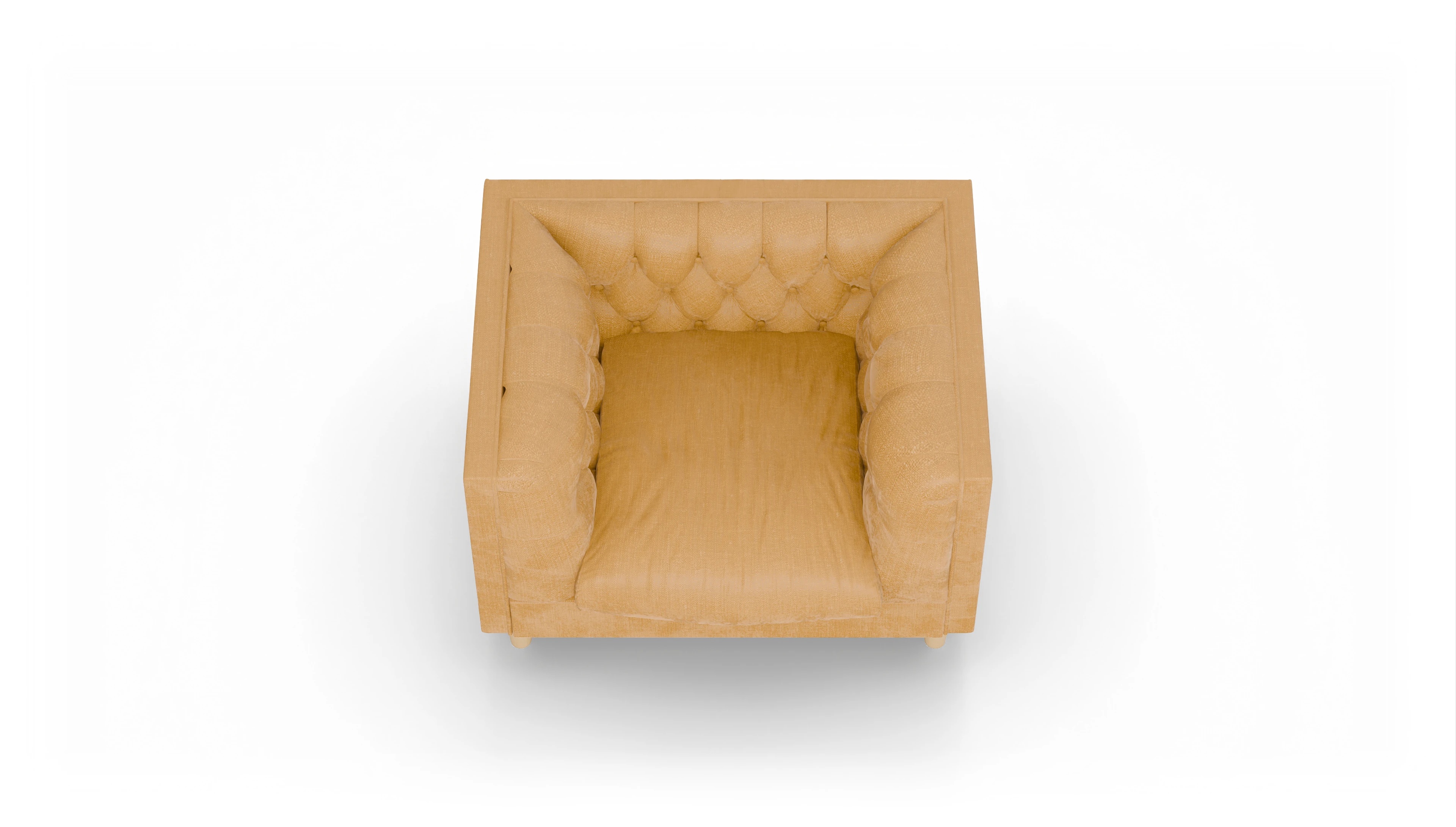 Stoff-Sessel NewChester.01 Ansicht des Produktes NewChester.01 Sessel in Stoff gelb
