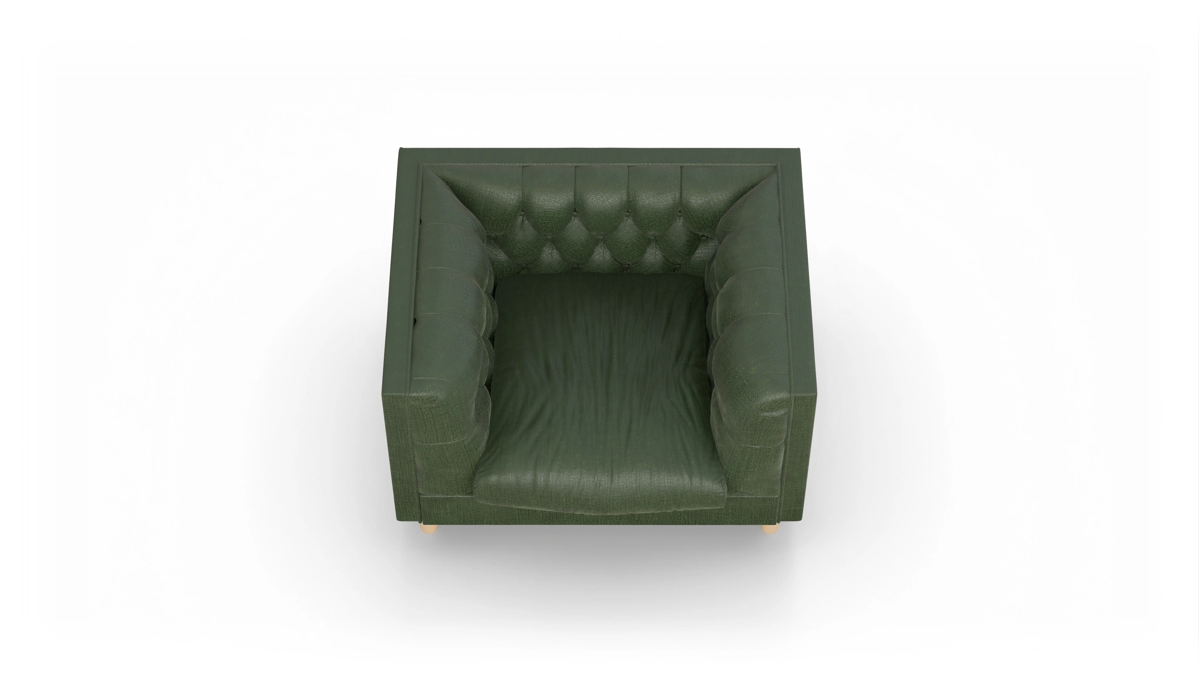 Stoff-Sessel NewChester.01 Ansicht des Produktes NewChester.01 Sessel in Stoff grün