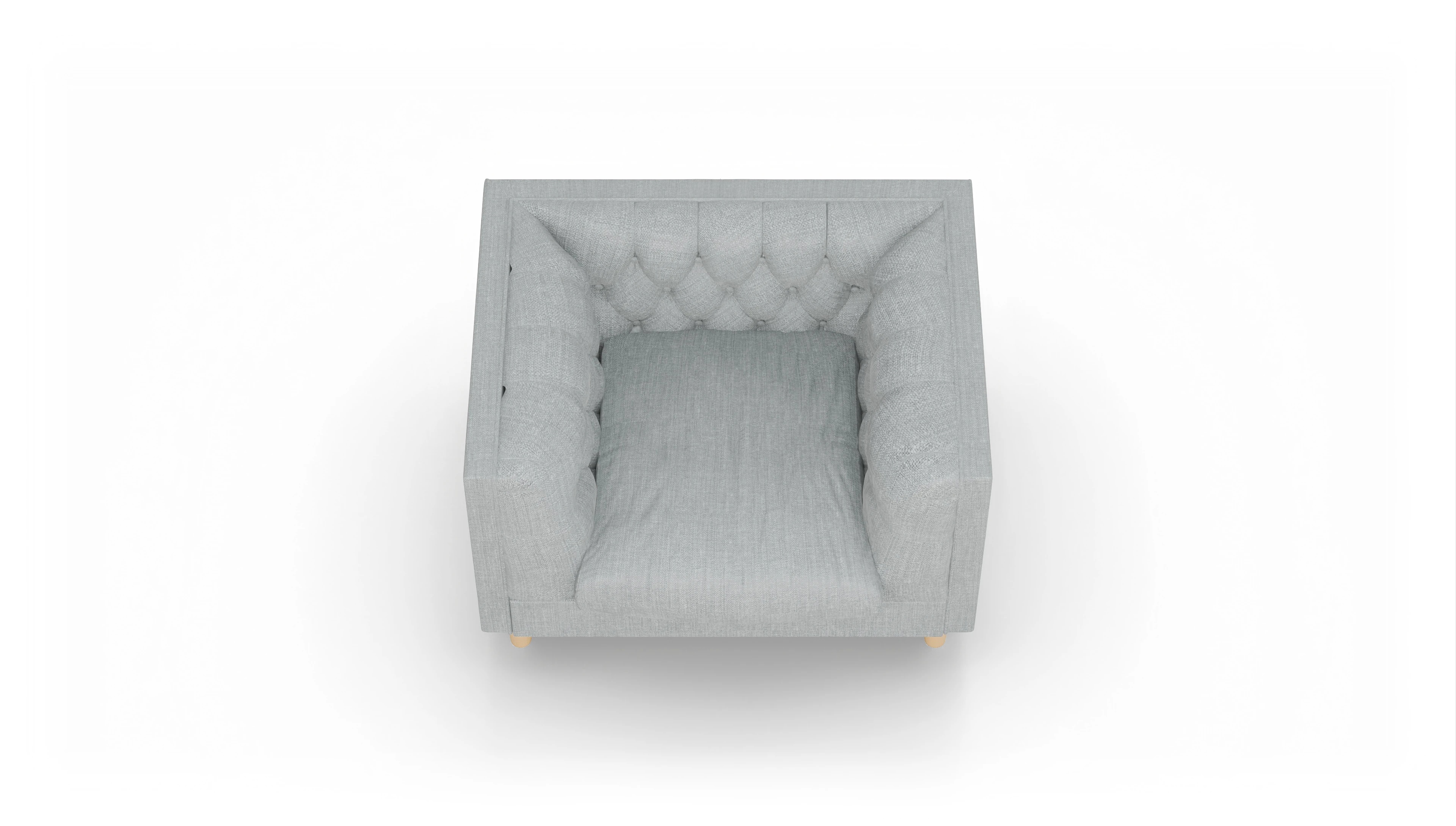 Ansicht des Produktes NewChester.01 Sessel in Stoff grau
