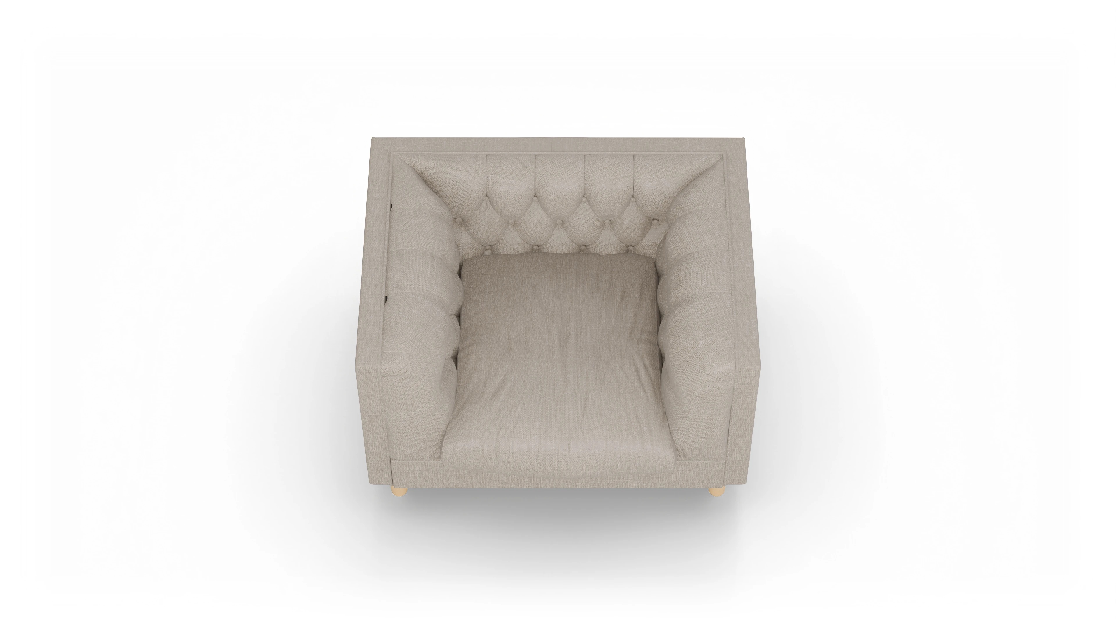 Ansicht des Produktes NewChester.01 Sessel in Stoff braun