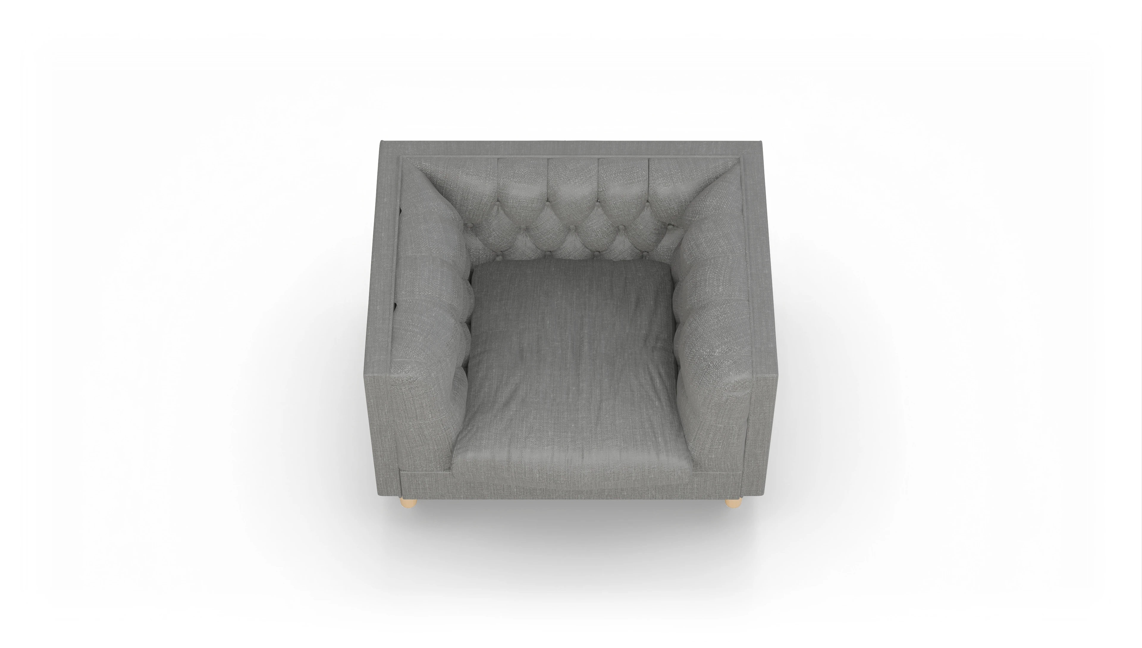 Ansicht des Produktes NewChester.01 Sessel in Stoff grau