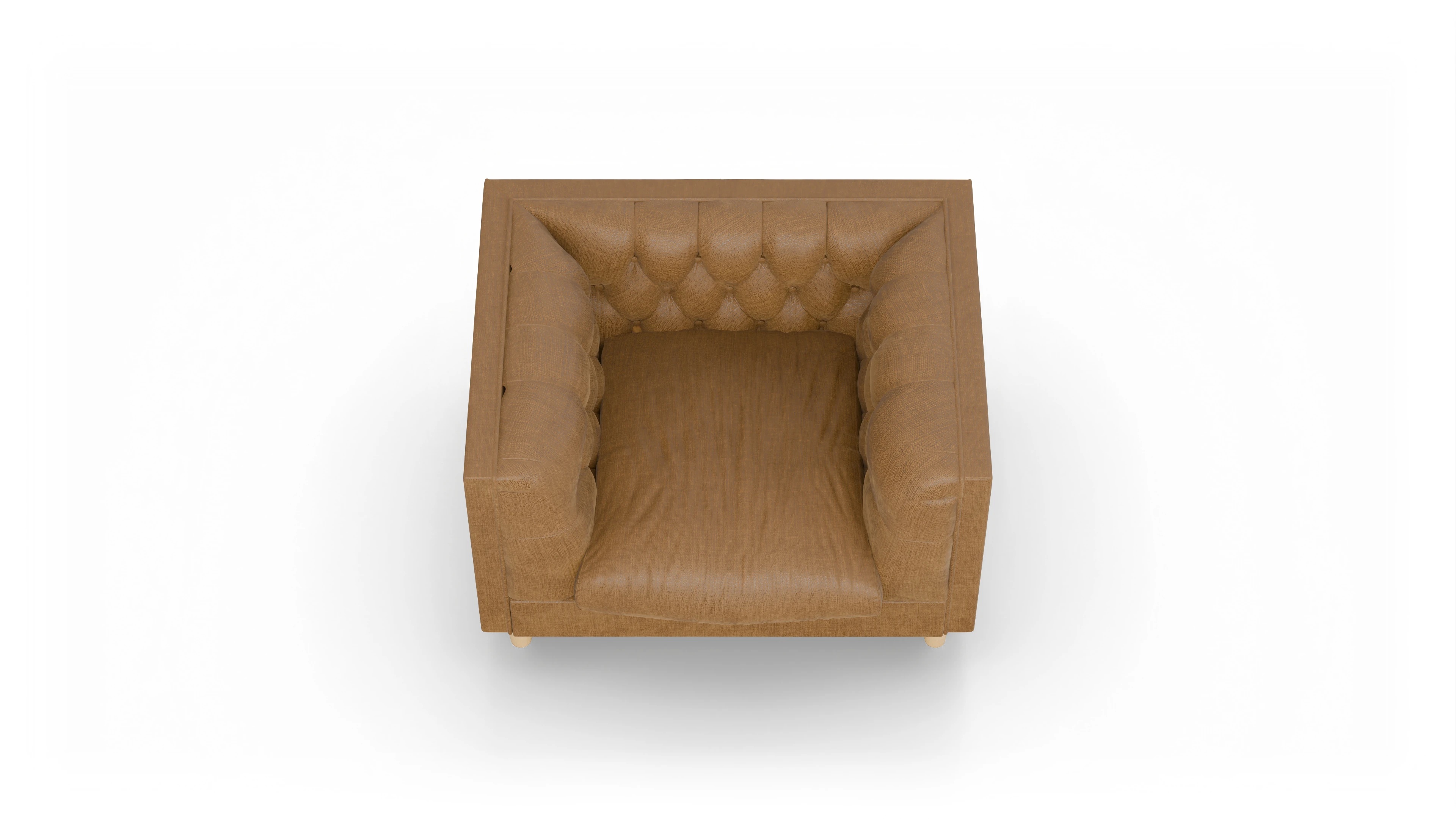 Stoff-Sessel NewChester.01 Ansicht des Produktes NewChester.01 Sessel in Stoff orange
