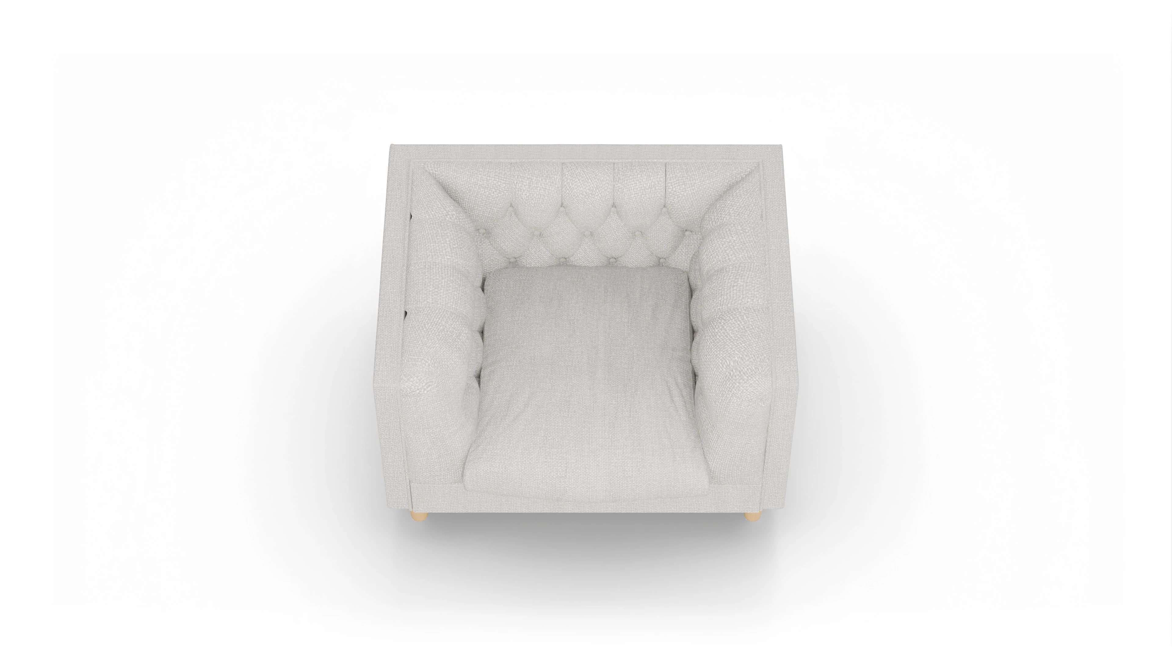 Stoff-Sessel NewChester.01 Ansicht des Produktes NewChester.01 Sessel in Stoff weiß