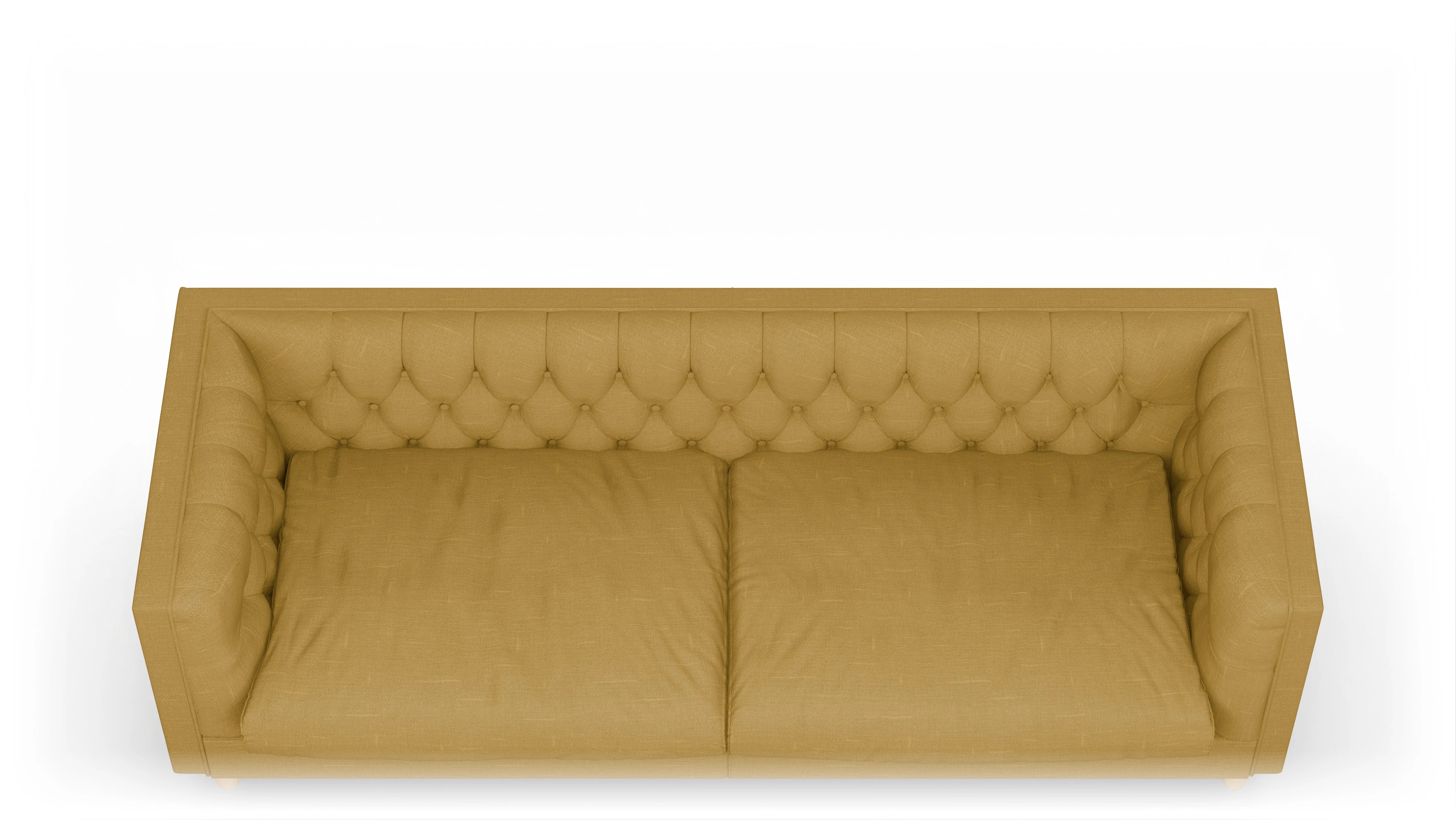 Ansicht des Produktes NewChester.01 3-Sitzer in Stoff gelb