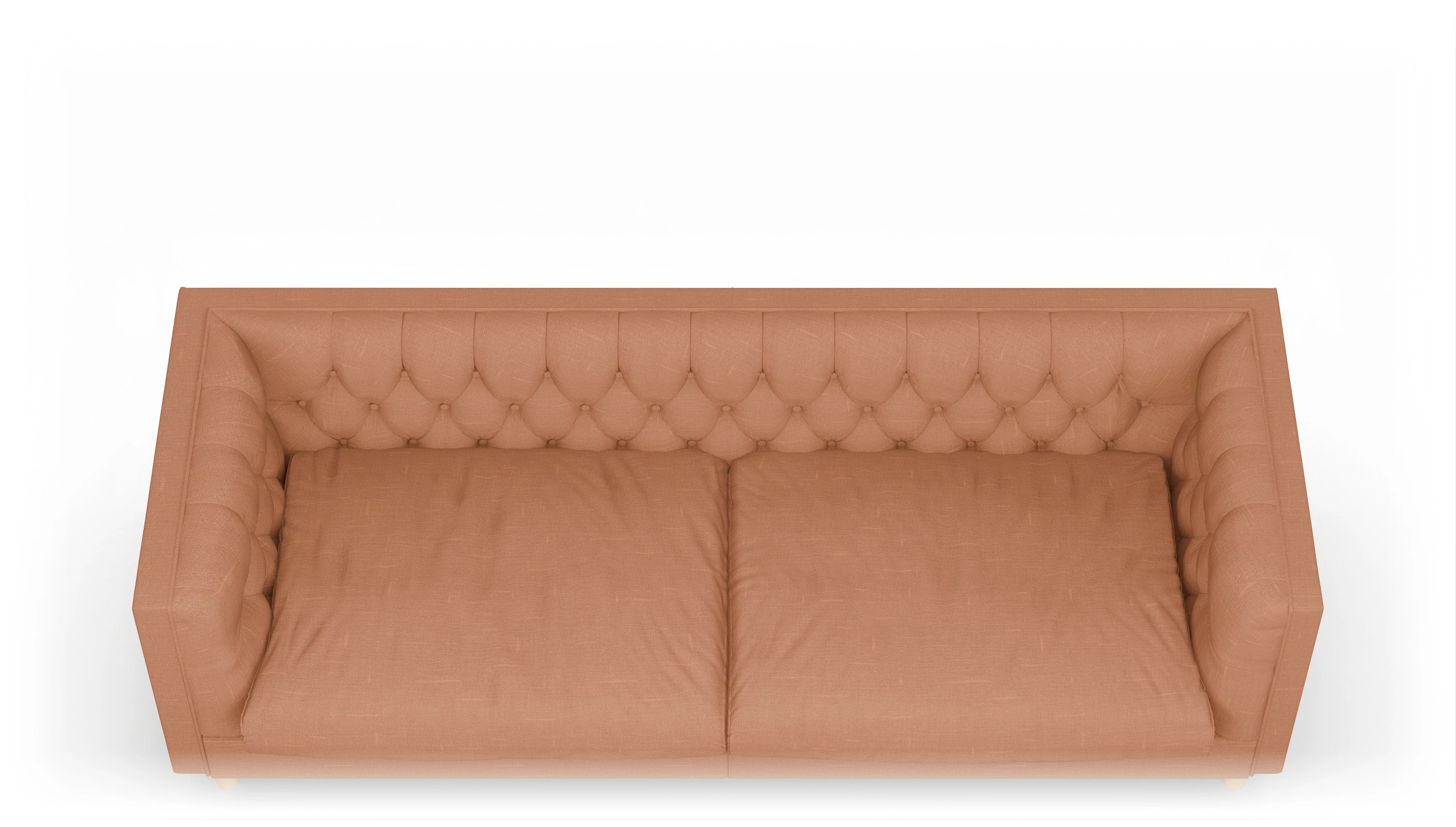 Ansicht des Produktes NewChester.01 3-Sitzer in Stoff orange