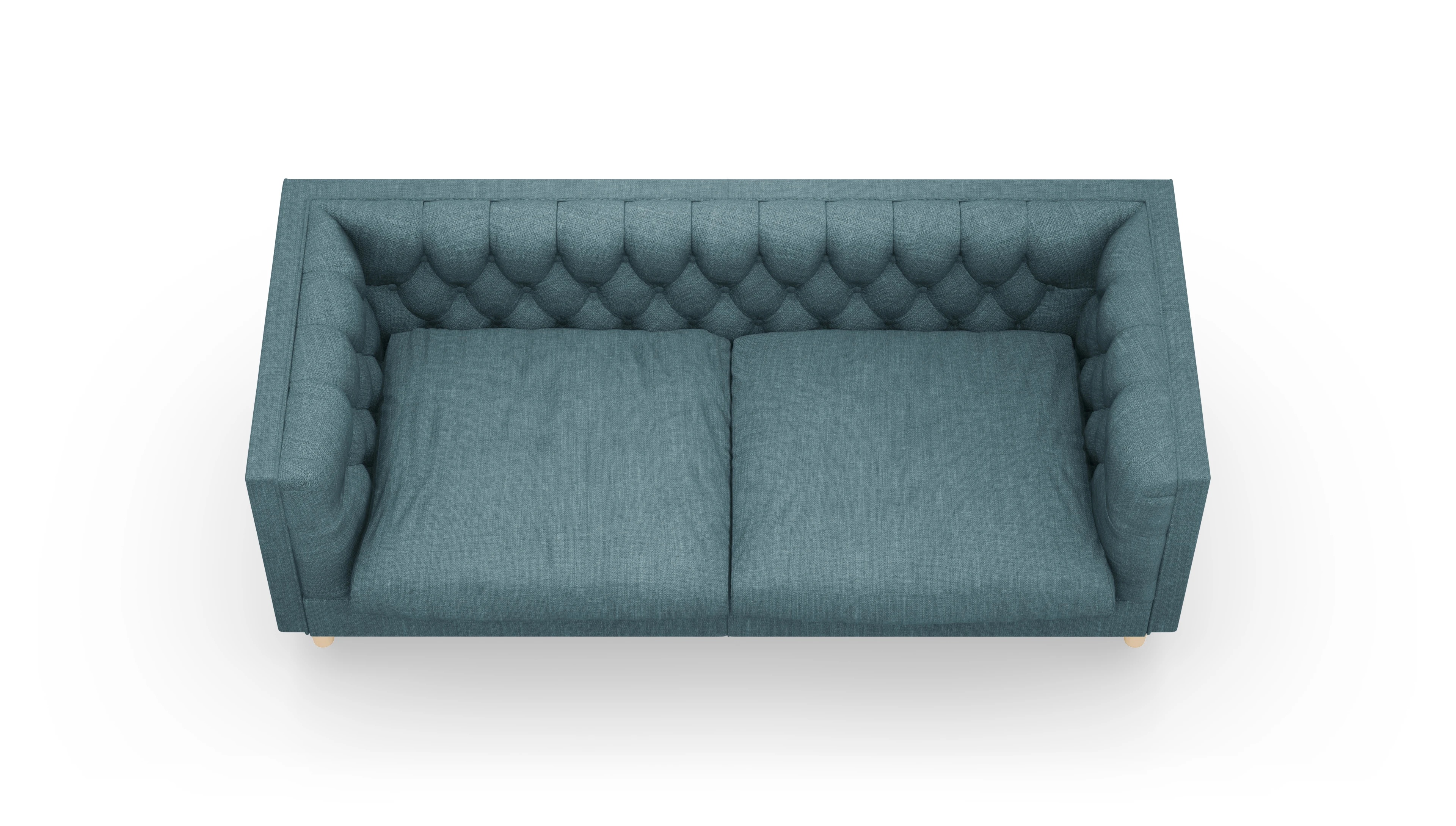 Ansicht des Produktes NewChester.01 2,5-Sitzer in Stoff blau